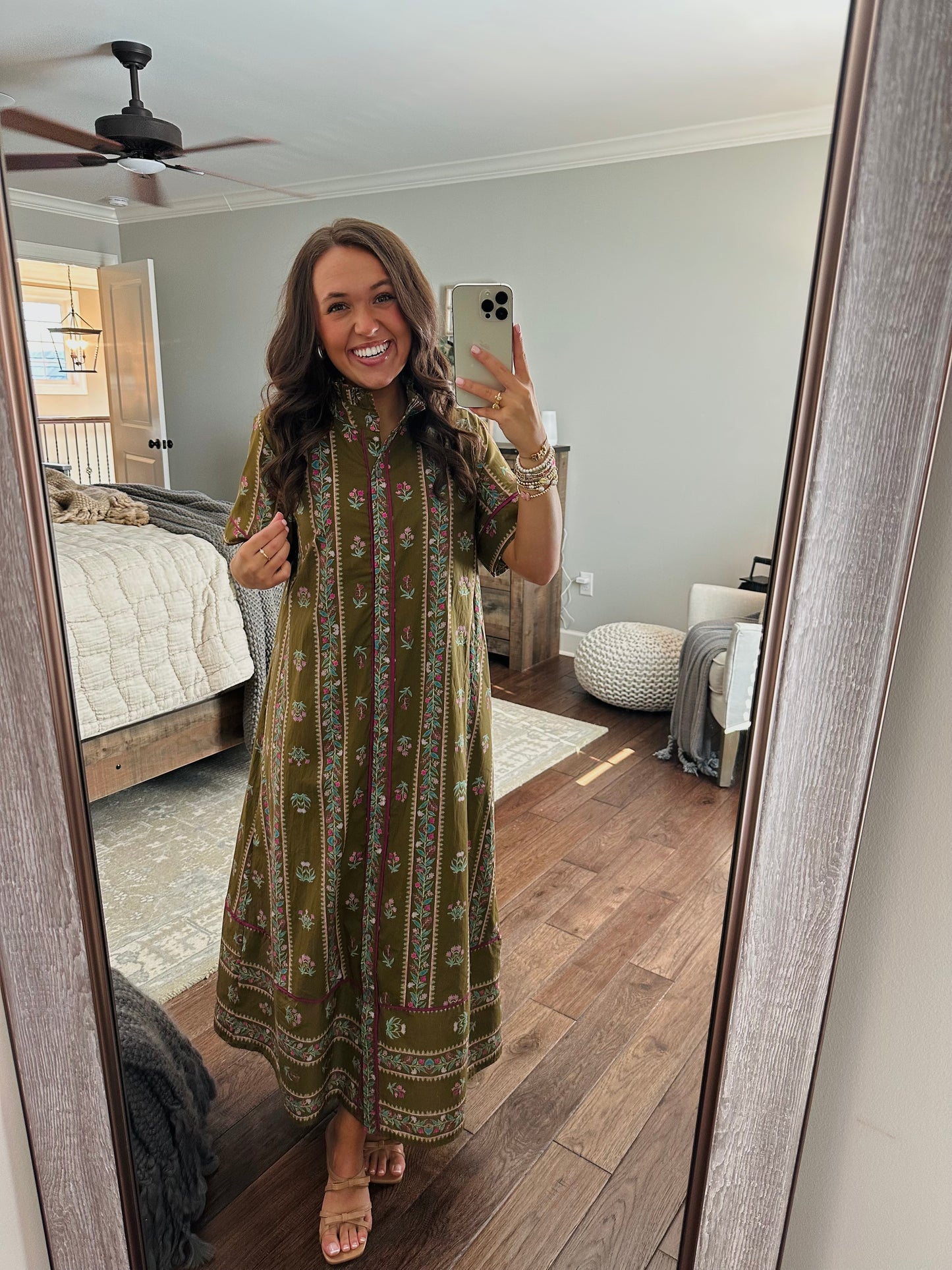 The Emilee Brown Floral Maxi Dress
