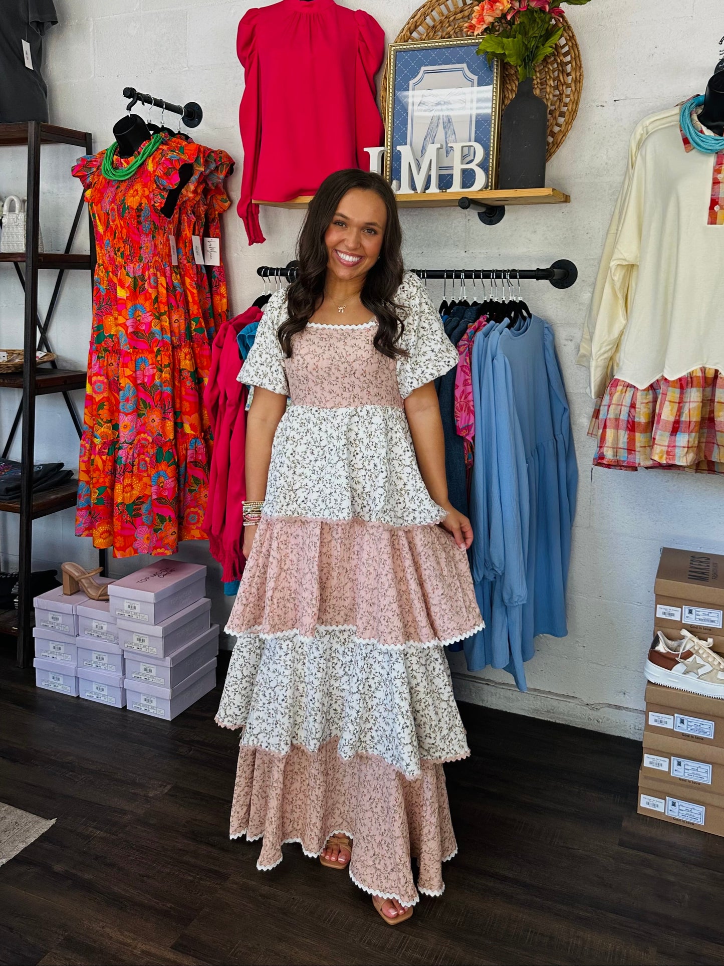 The Hadley Floral Tiered Maxi Dress