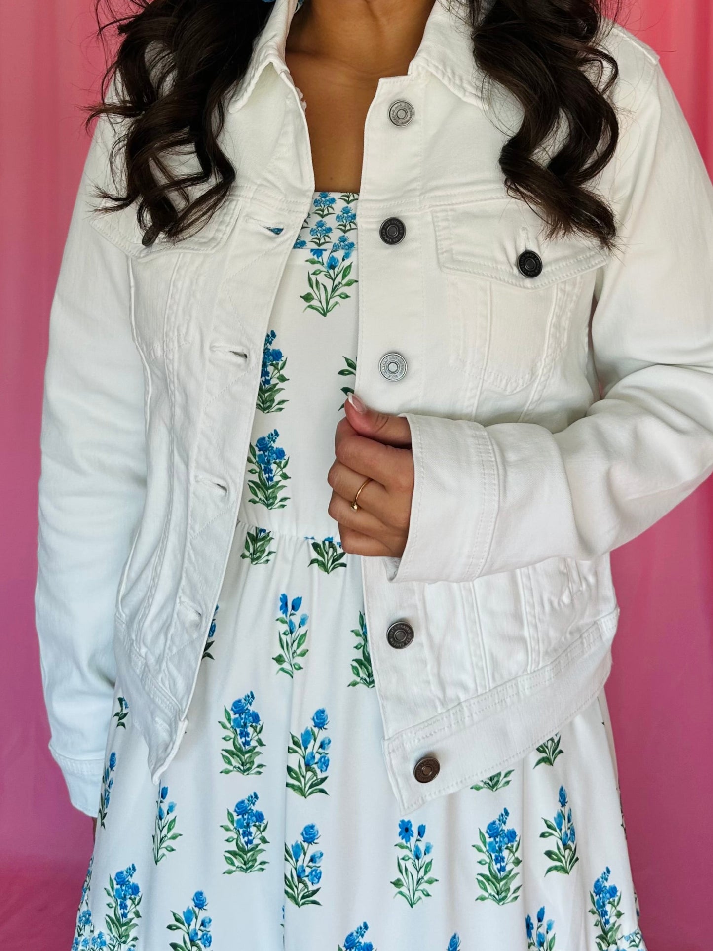 White Denim Jacket