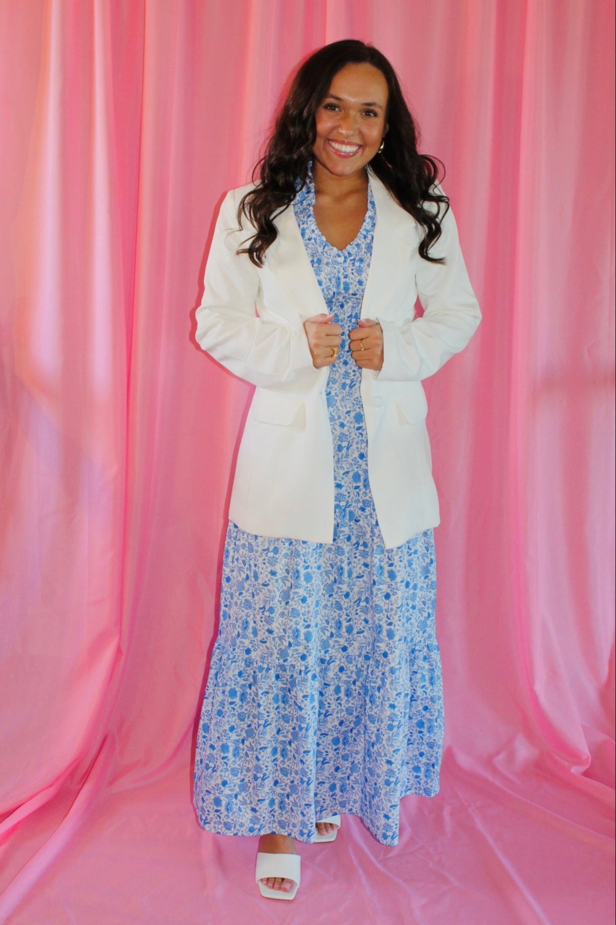 The Classic White Blazer