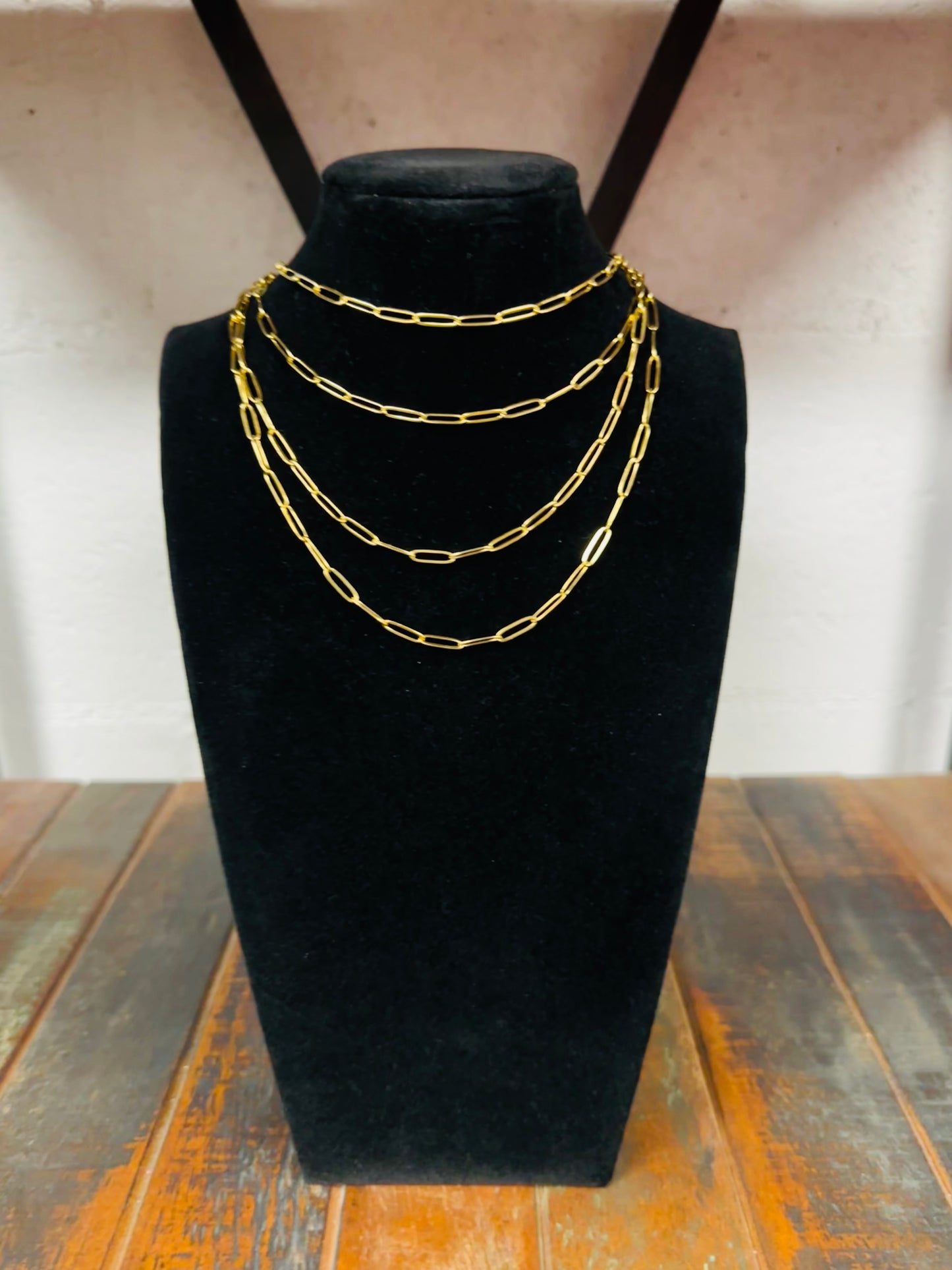 Gold Dainty Link Chain Necklace