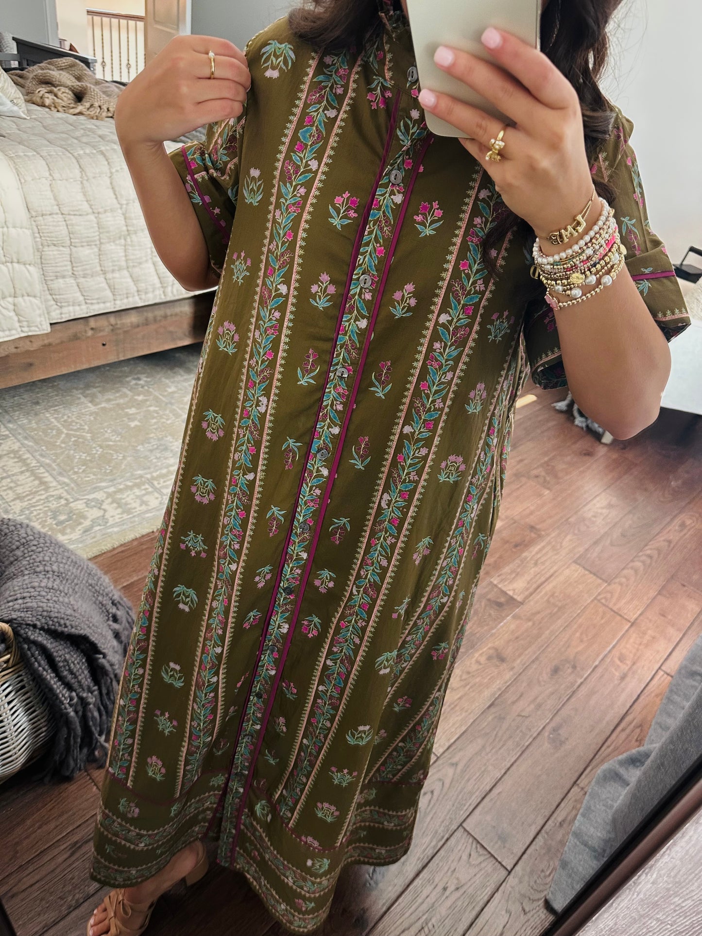 The Emilee Brown Floral Maxi Dress