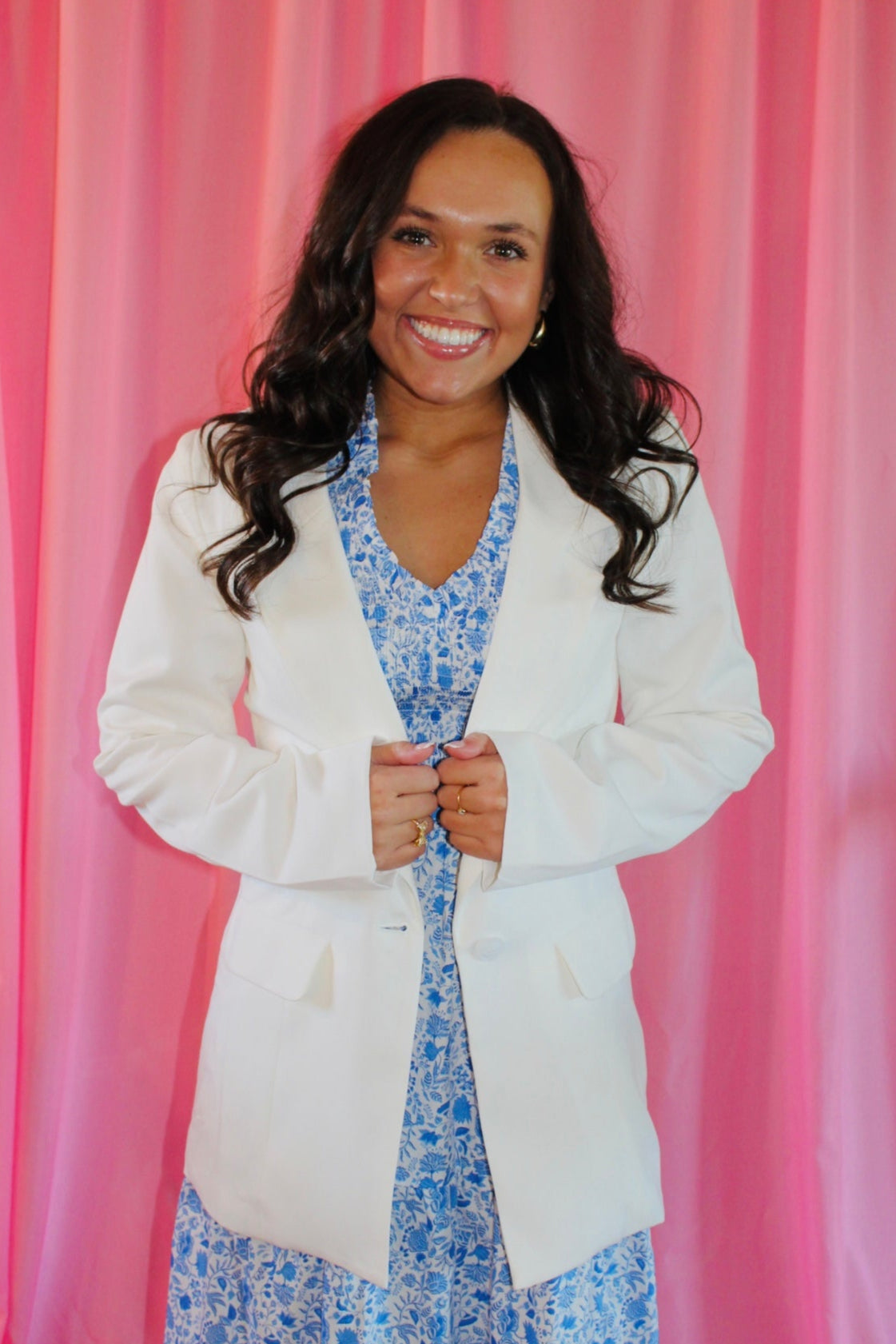 The Classic White Blazer