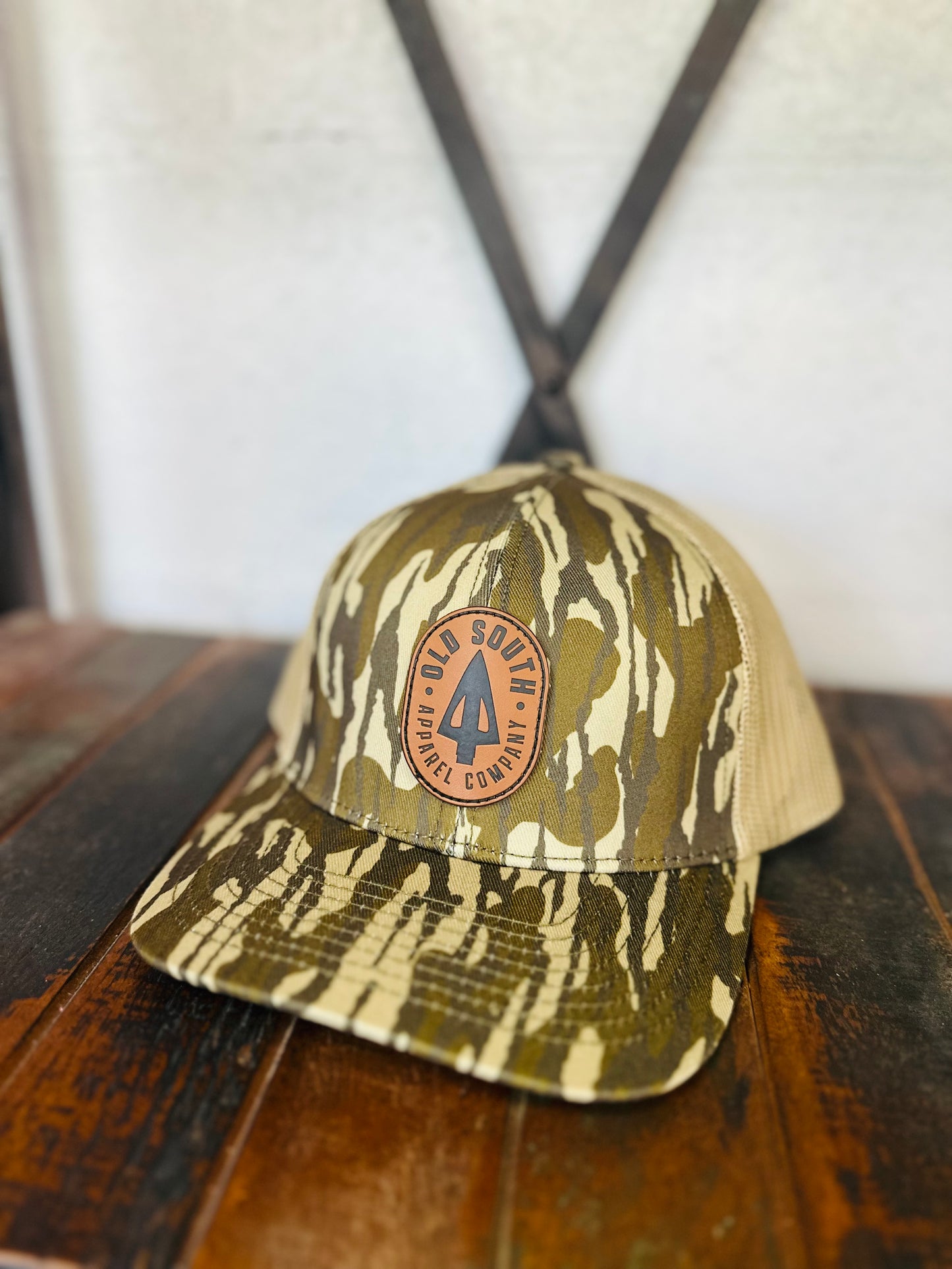 Arrow Patch + Camo Trucker Hat