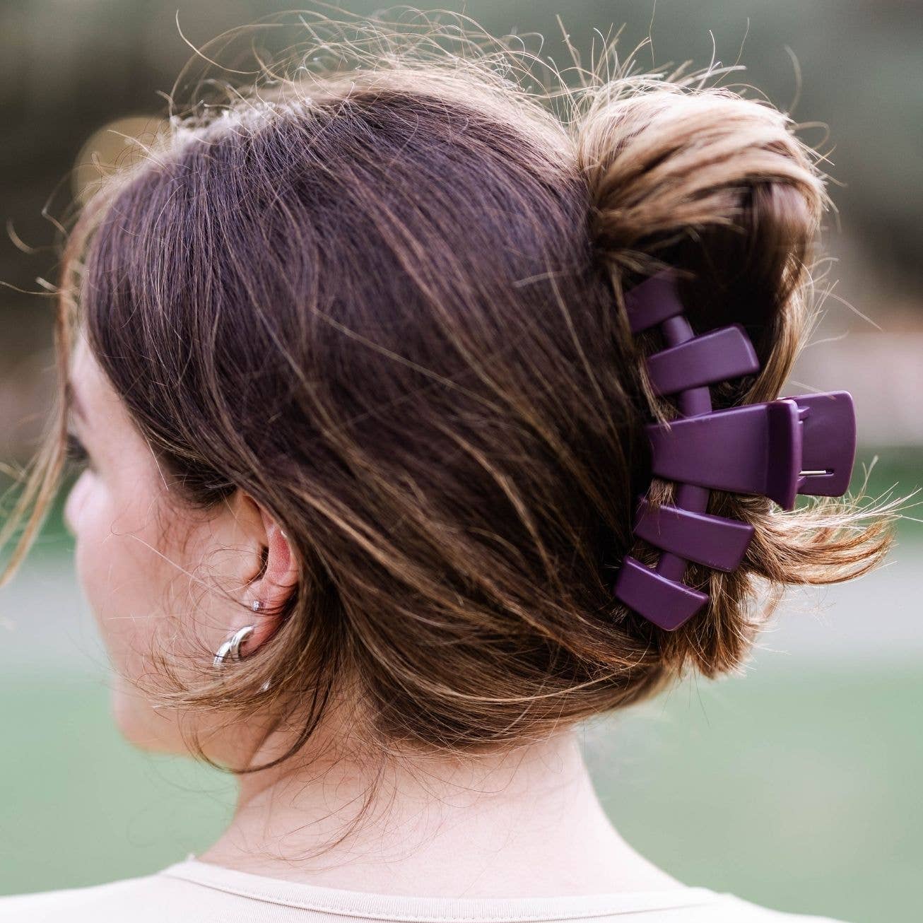 Classic Burgundy Bliss Hair Clip