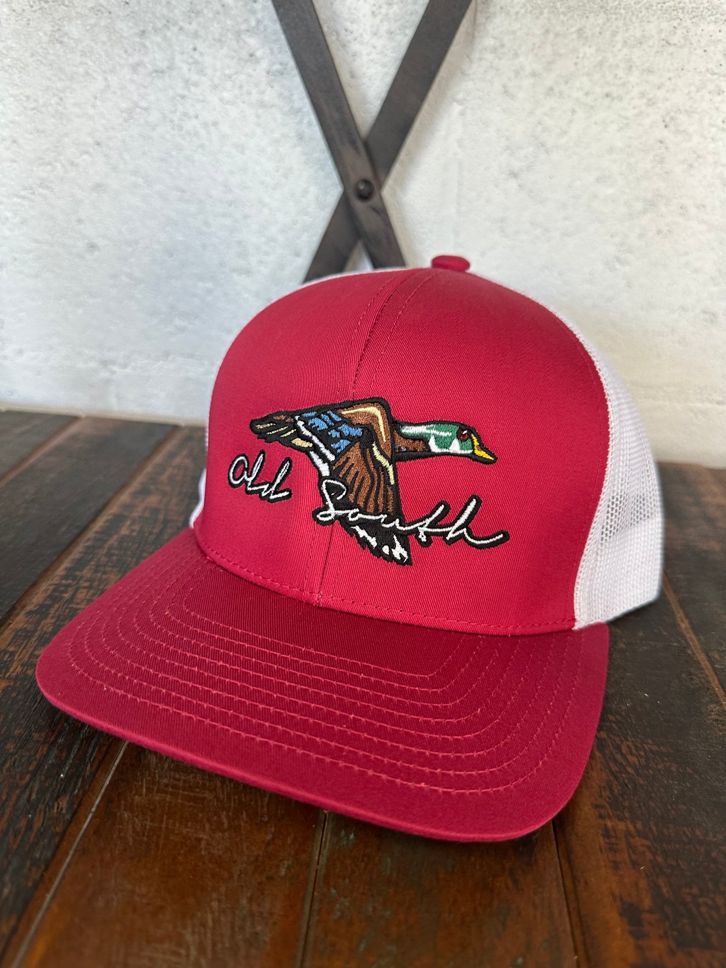 Flying Wood Duck Trucker Hat