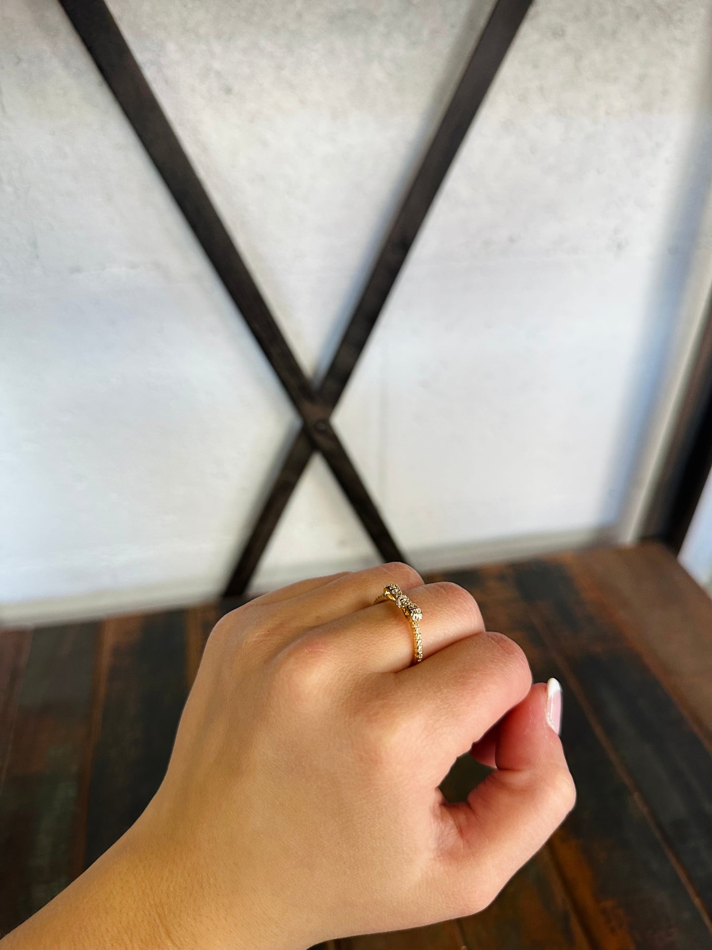 Dainty Bow Ribbon Ring