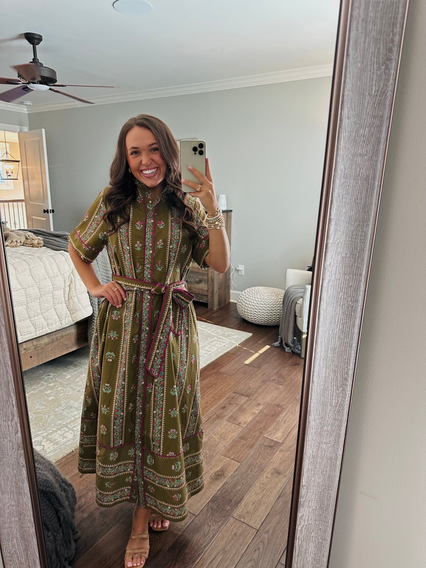 The Emilee Brown Floral Maxi Dress