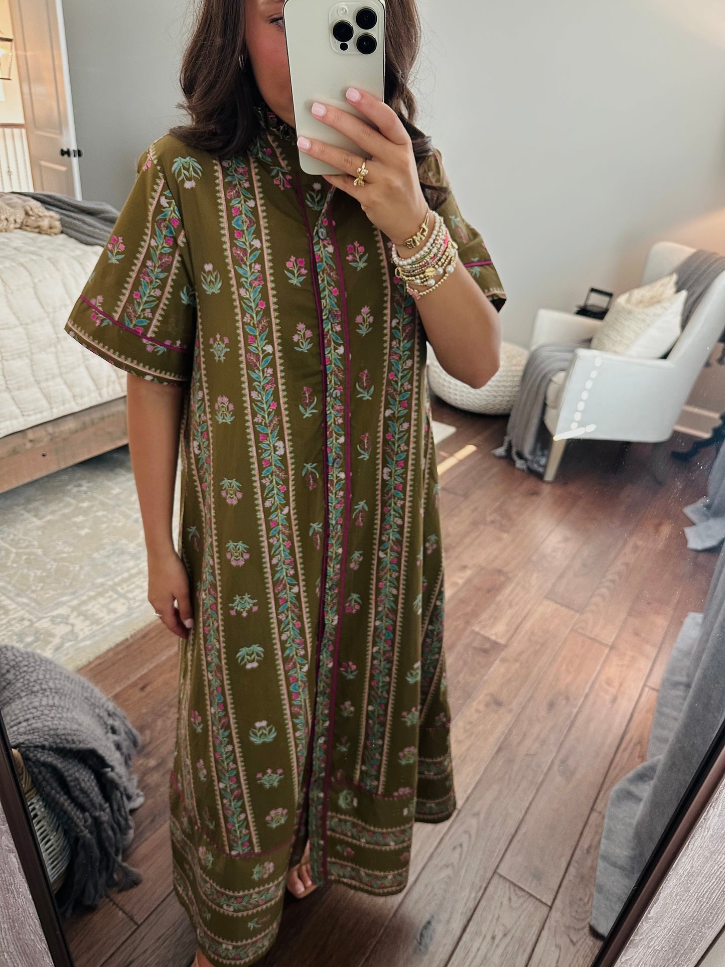 The Emilee Brown Floral Maxi Dress