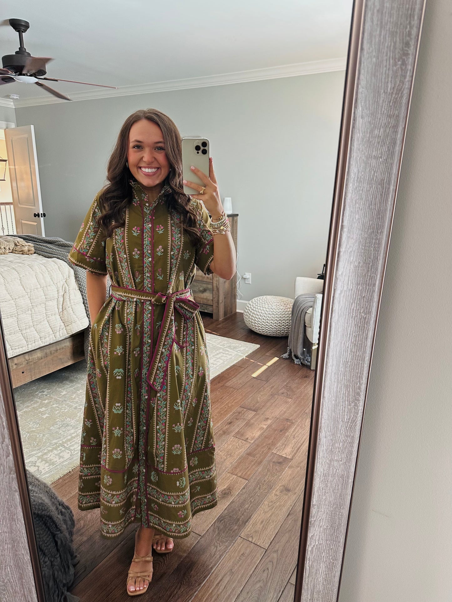The Emilee Brown Floral Maxi Dress