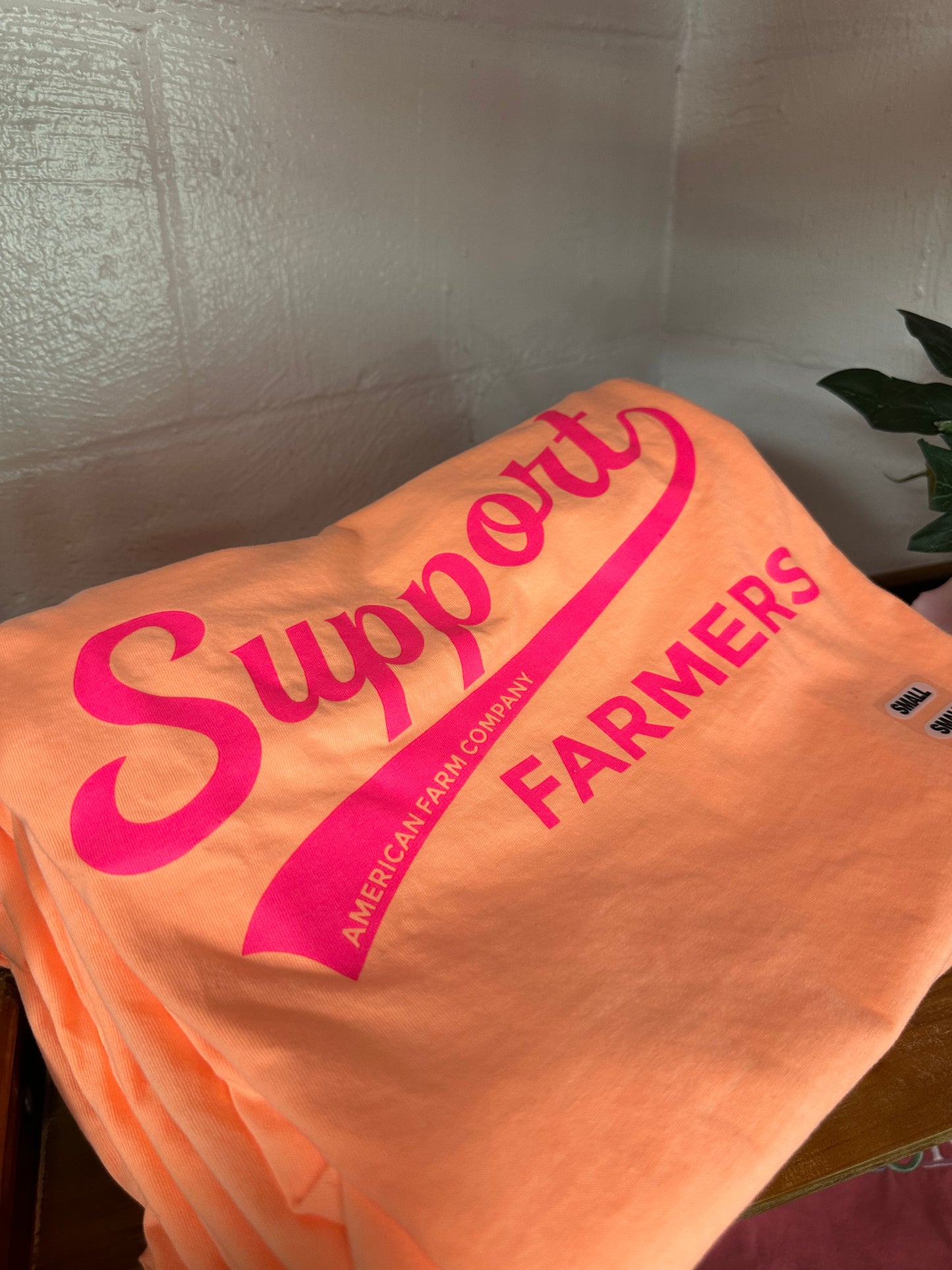 Neon Support Farmers Tee