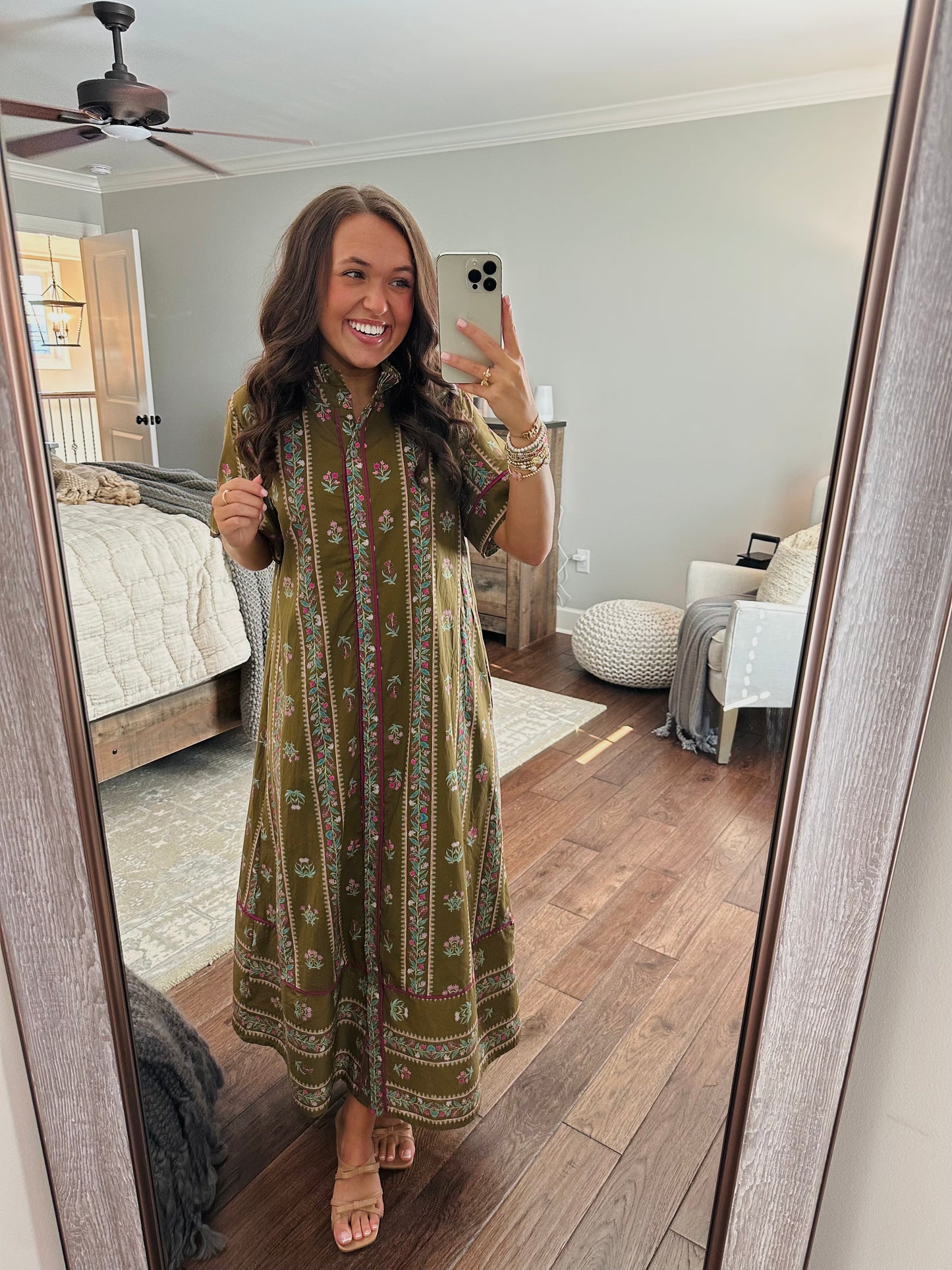 The Emilee Brown Floral Maxi Dress