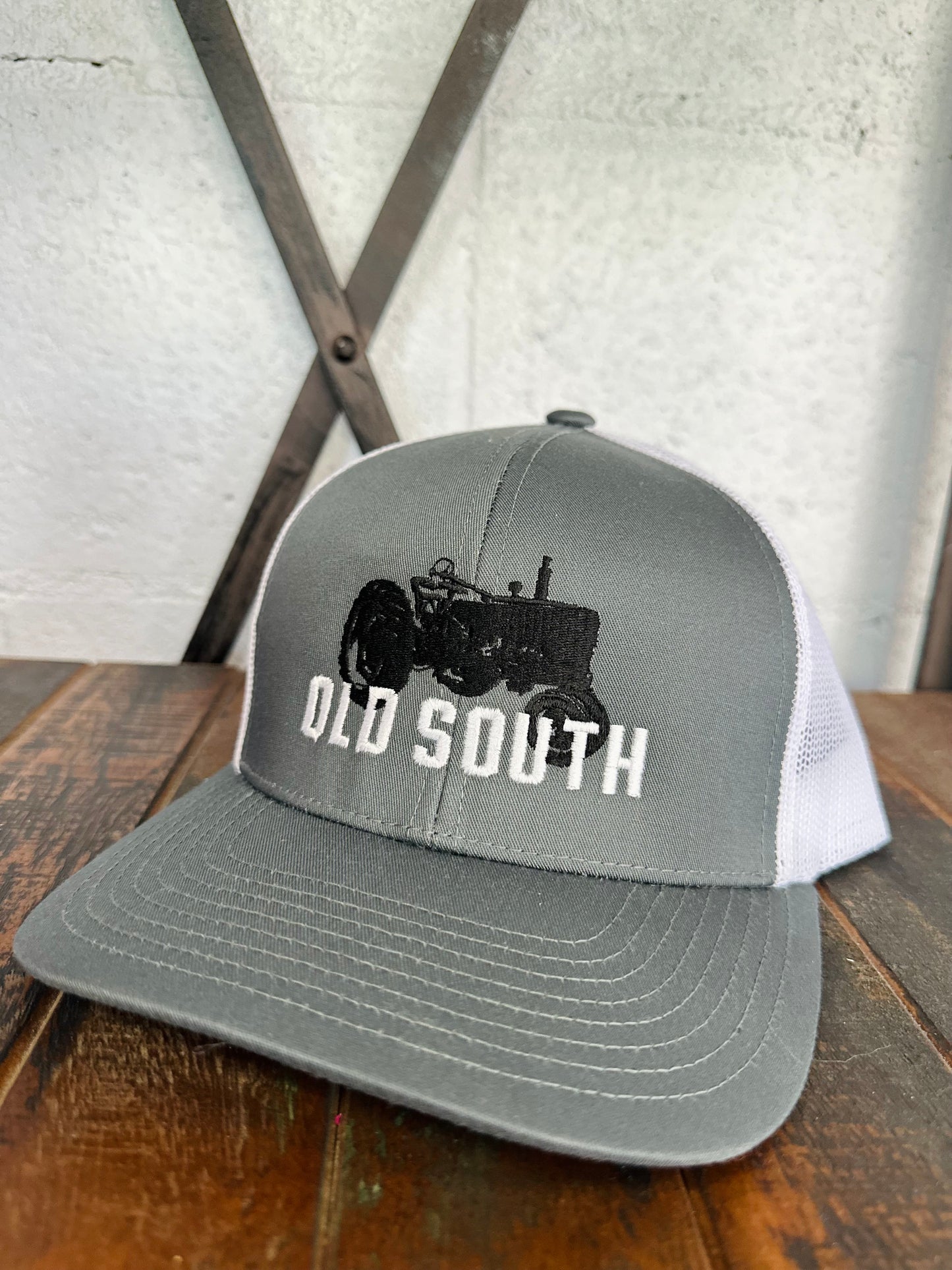 Tractor Trucker Hat - Graphite/White