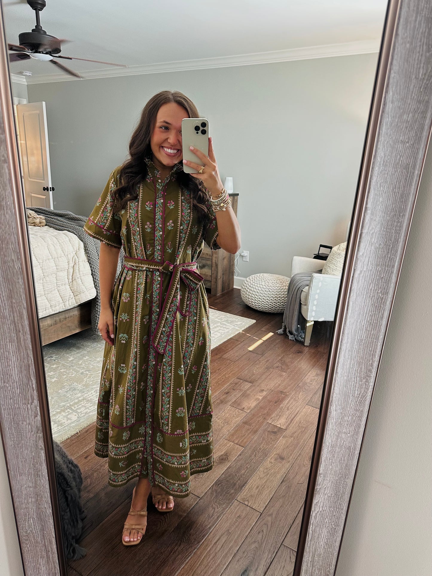 The Emilee Brown Floral Maxi Dress