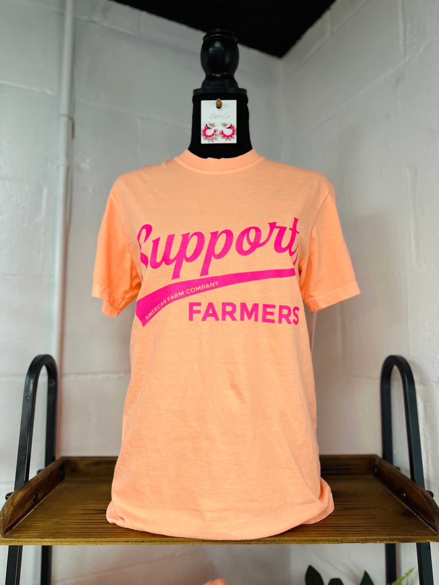 Neon Support Farmers Tee