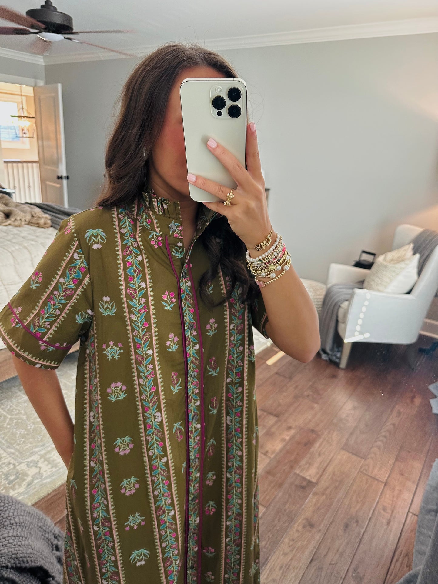 The Emilee Brown Floral Maxi Dress