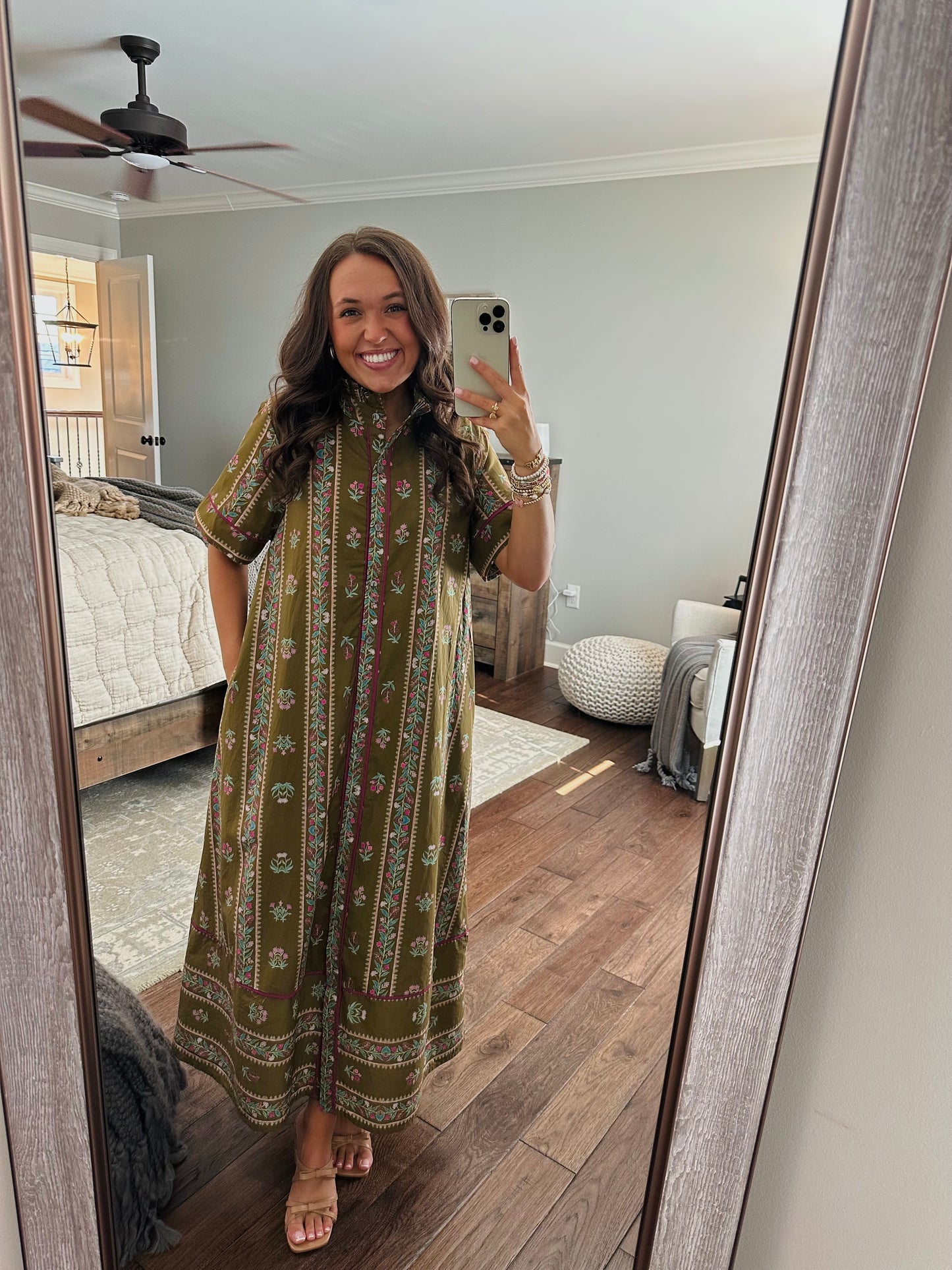 The Emilee Brown Floral Maxi Dress