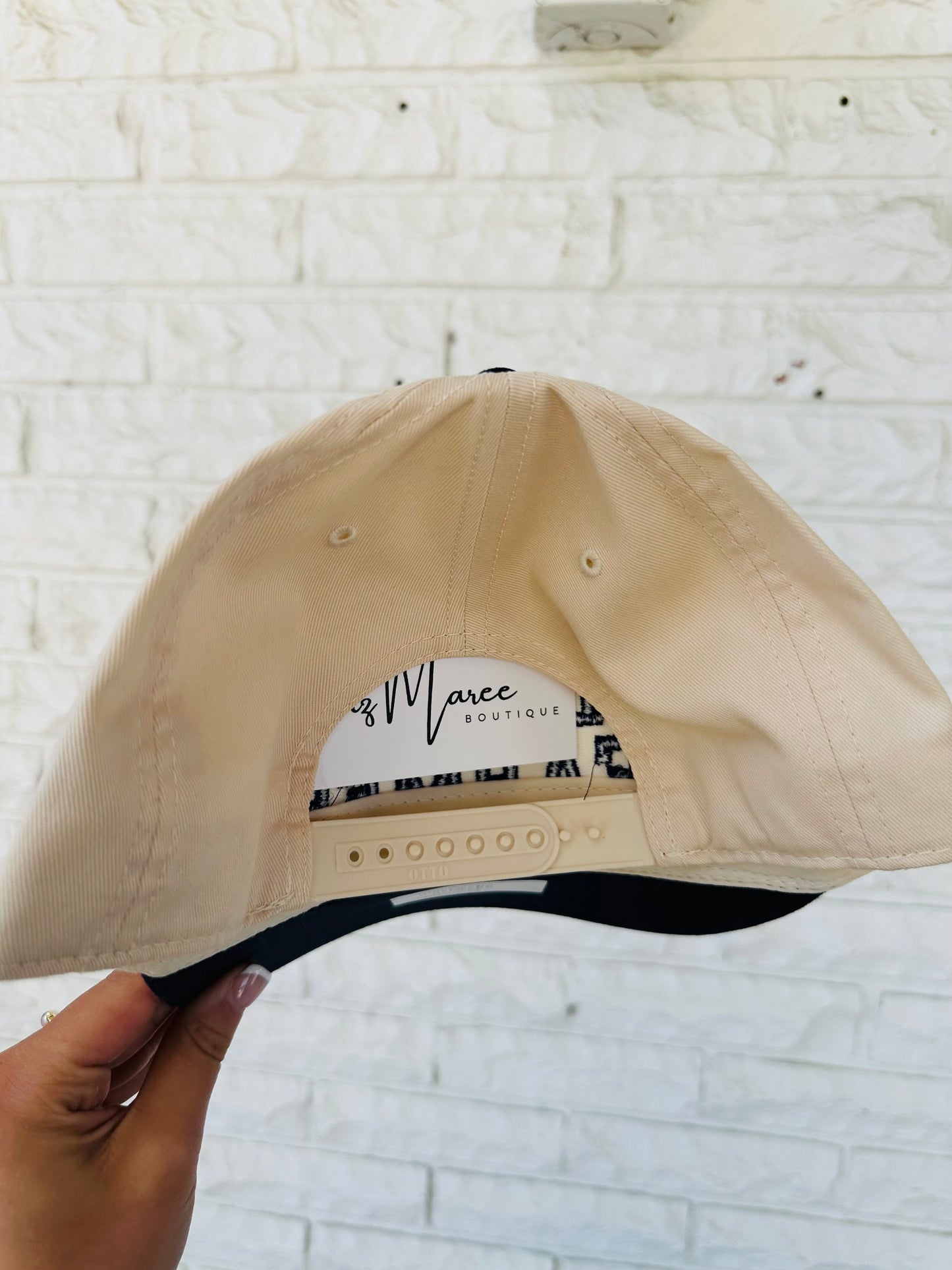 Navy 'Thank A Farmer' Embroidered Trucker Hat