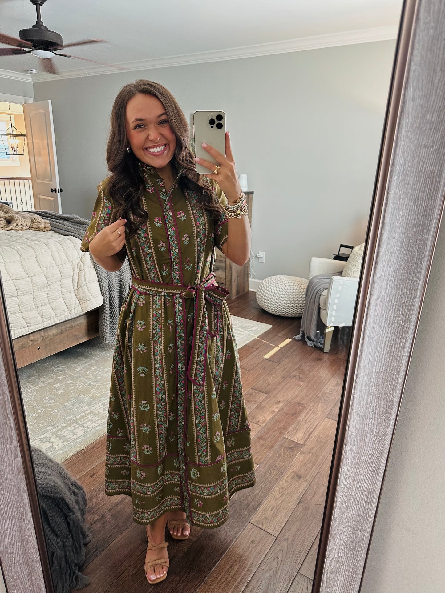 The Emilee Brown Floral Maxi Dress