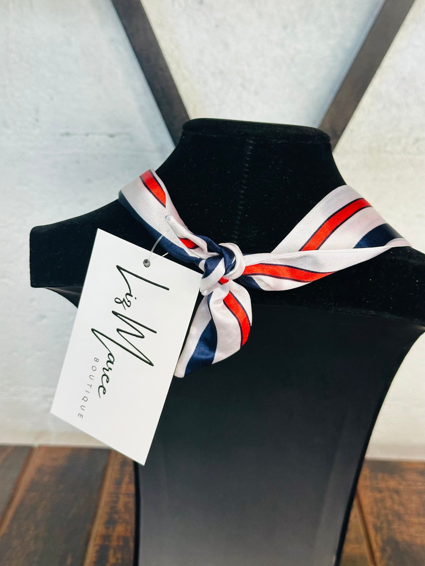 Made in America Silk Scarf Necklace