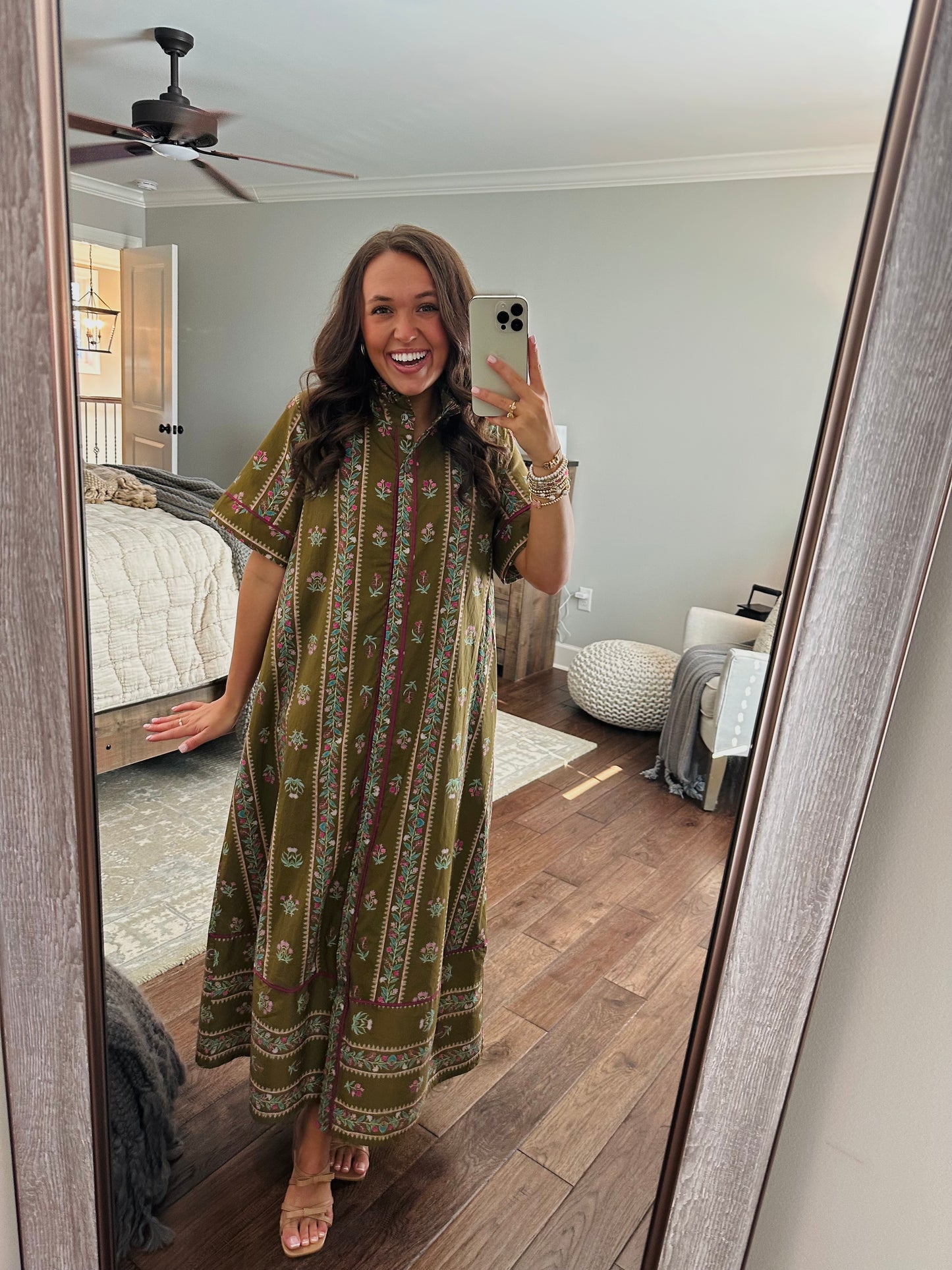 The Emilee Brown Floral Maxi Dress
