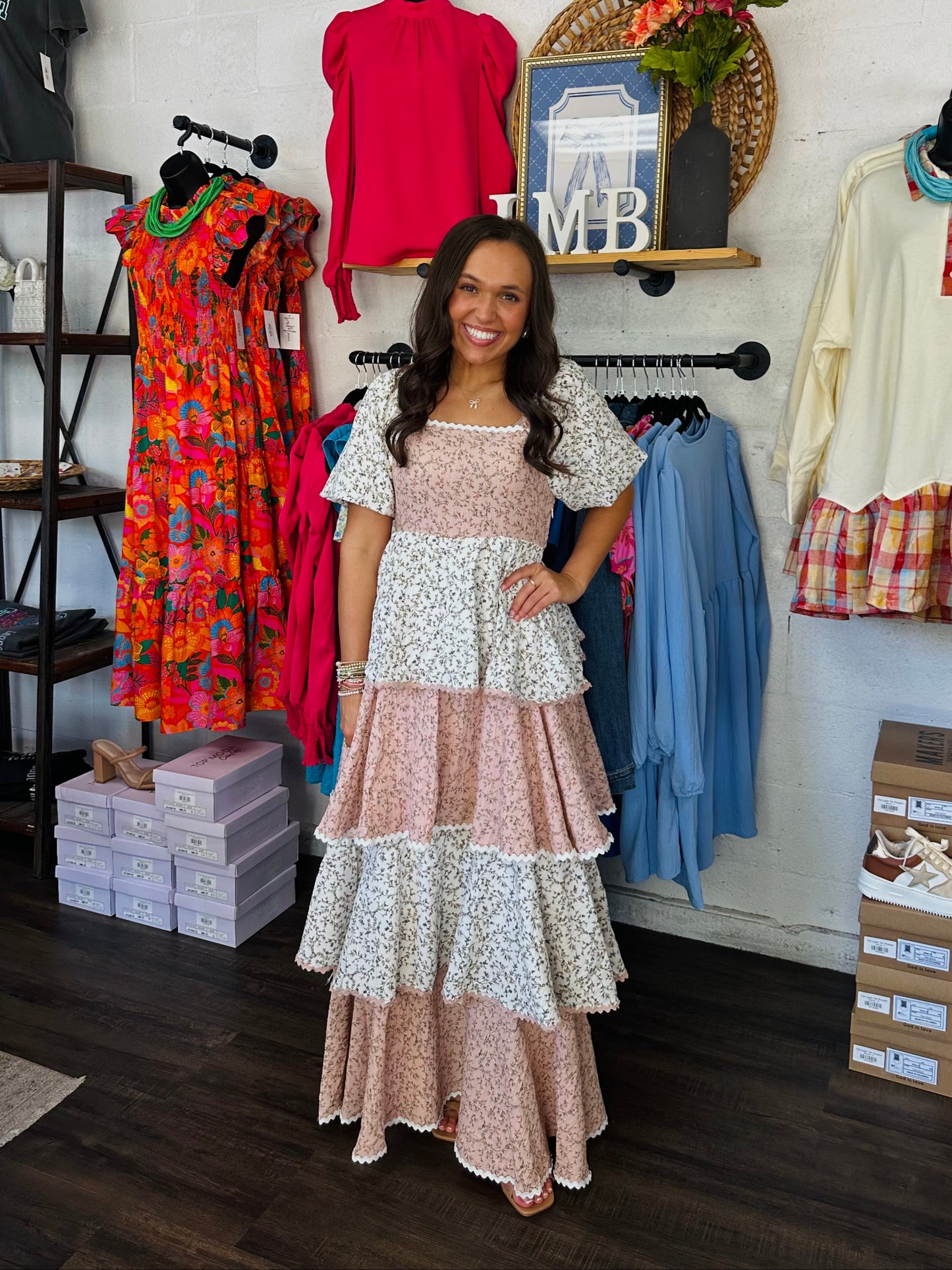 The Hadley Floral Tiered Maxi Dress