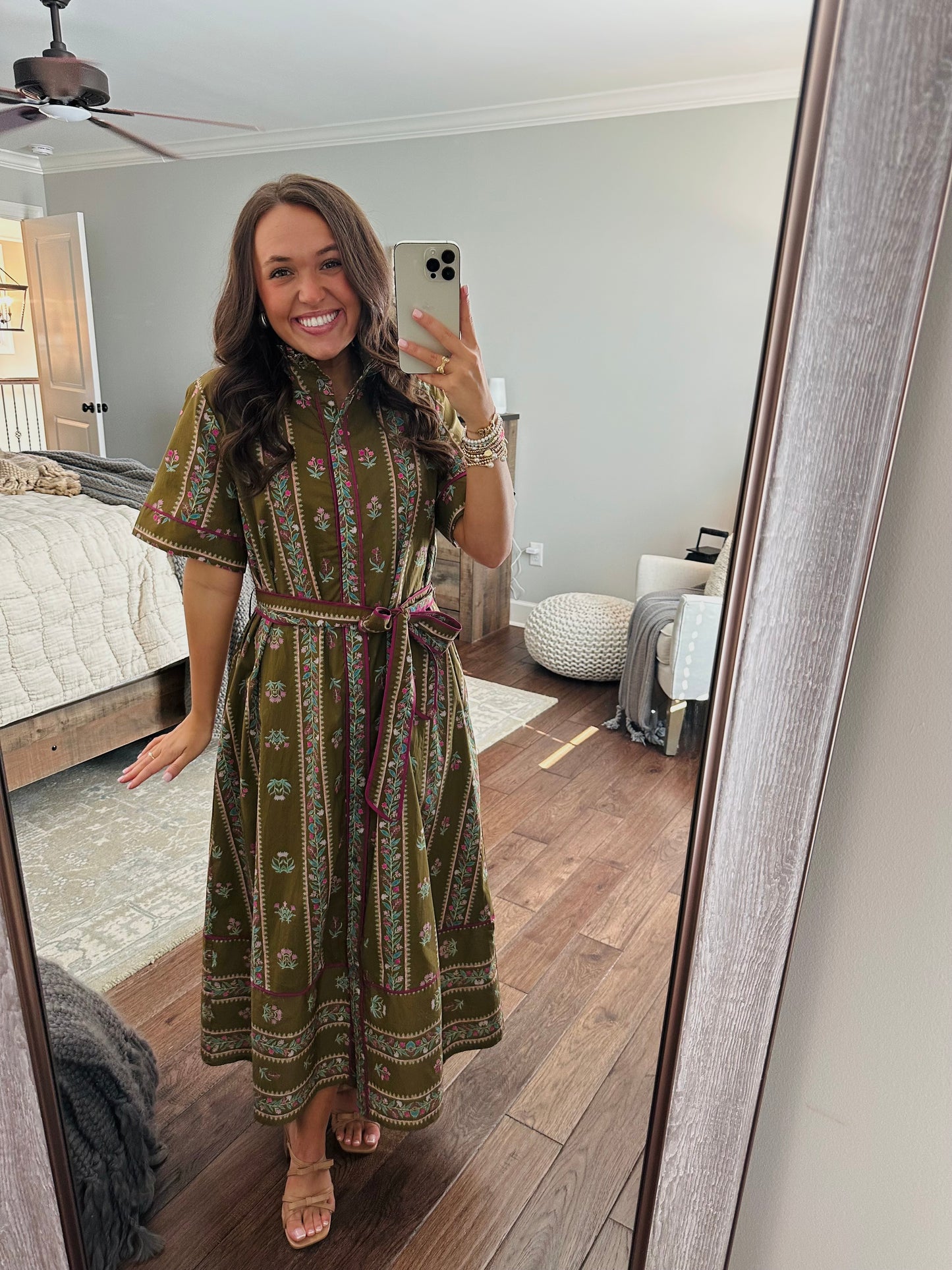 The Emilee Brown Floral Maxi Dress