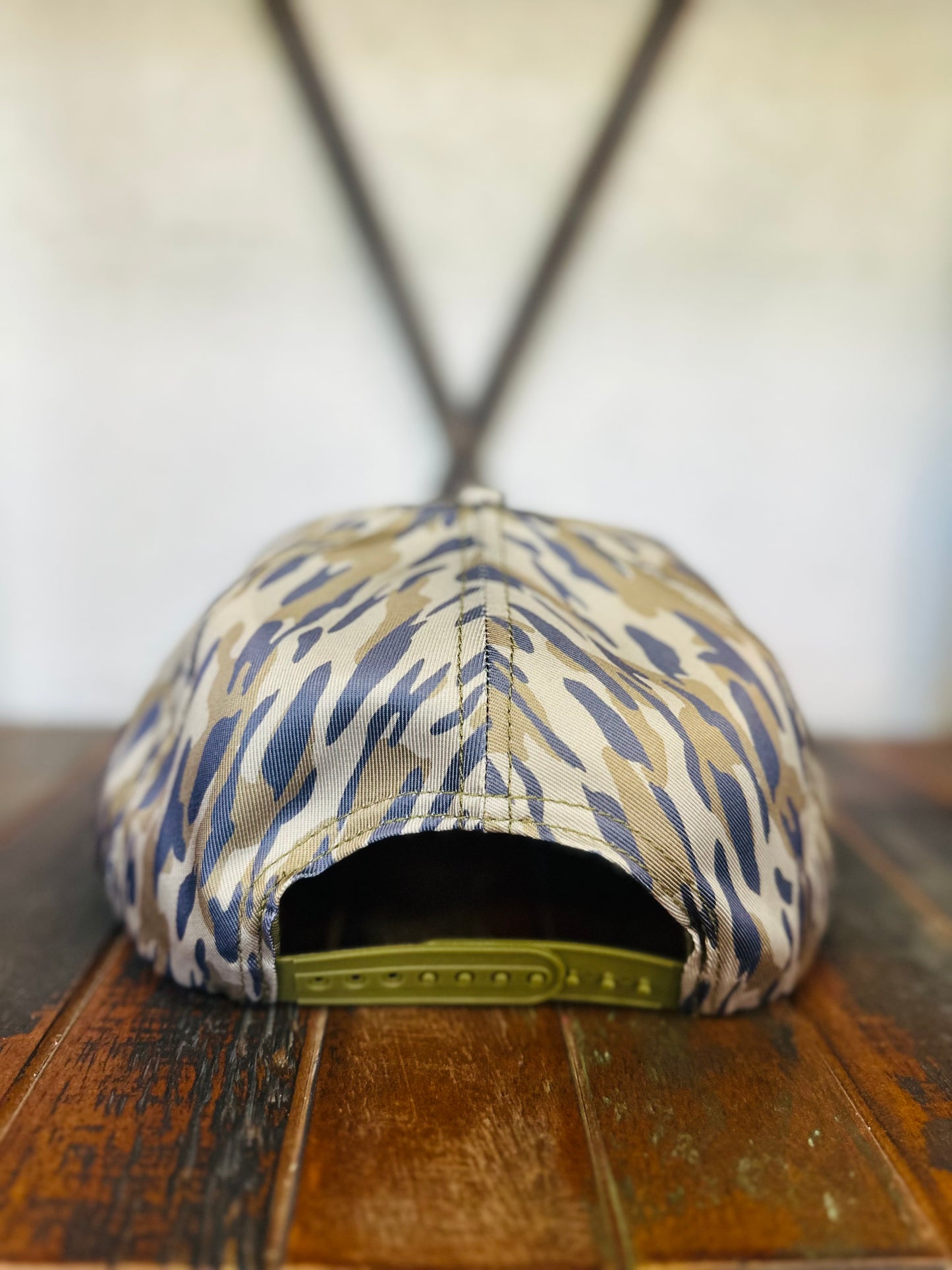 Signature Leather Patch Osland Camo Trucker Hat