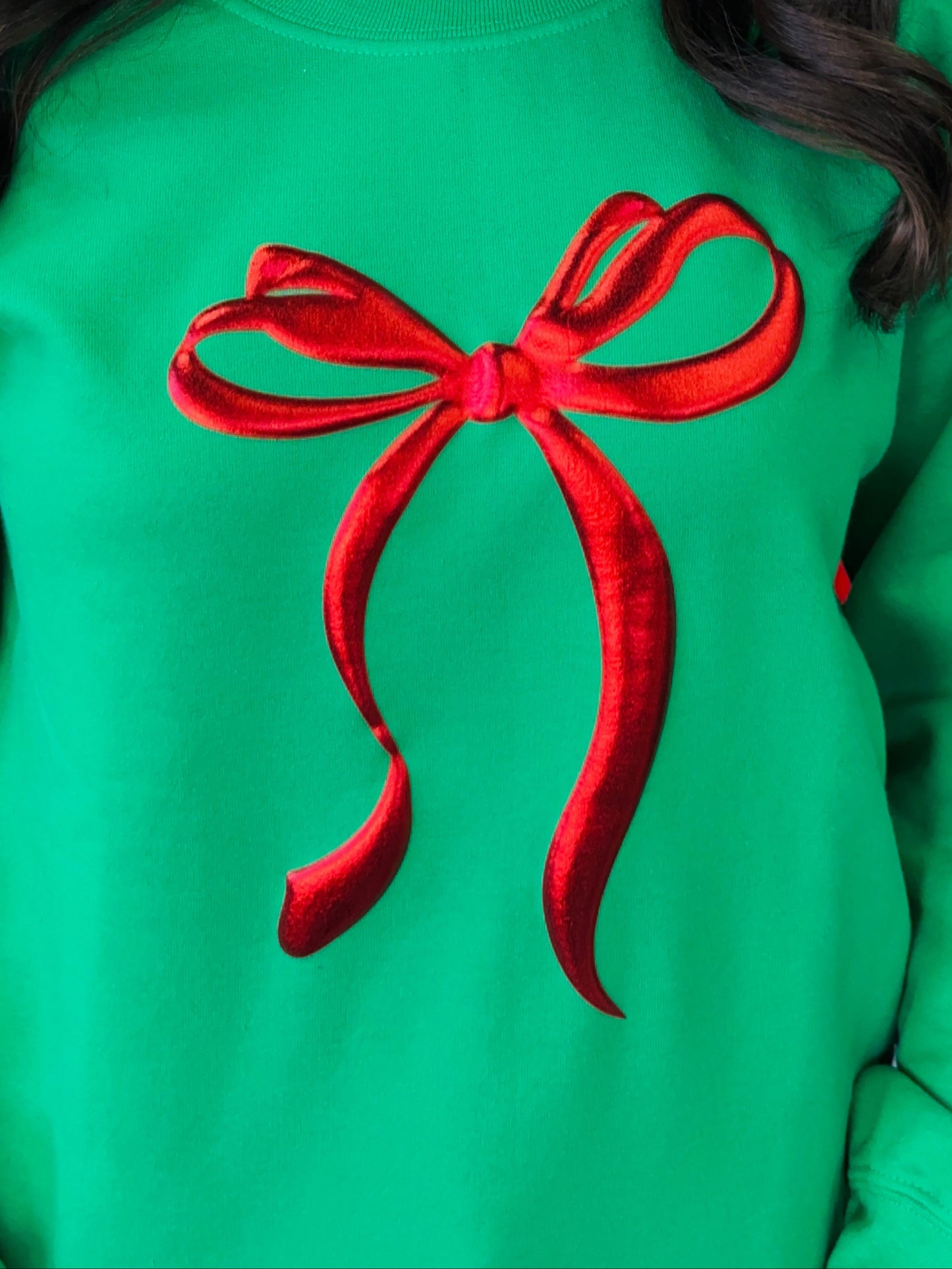 The Feeling Festive Bow Sweatshirt