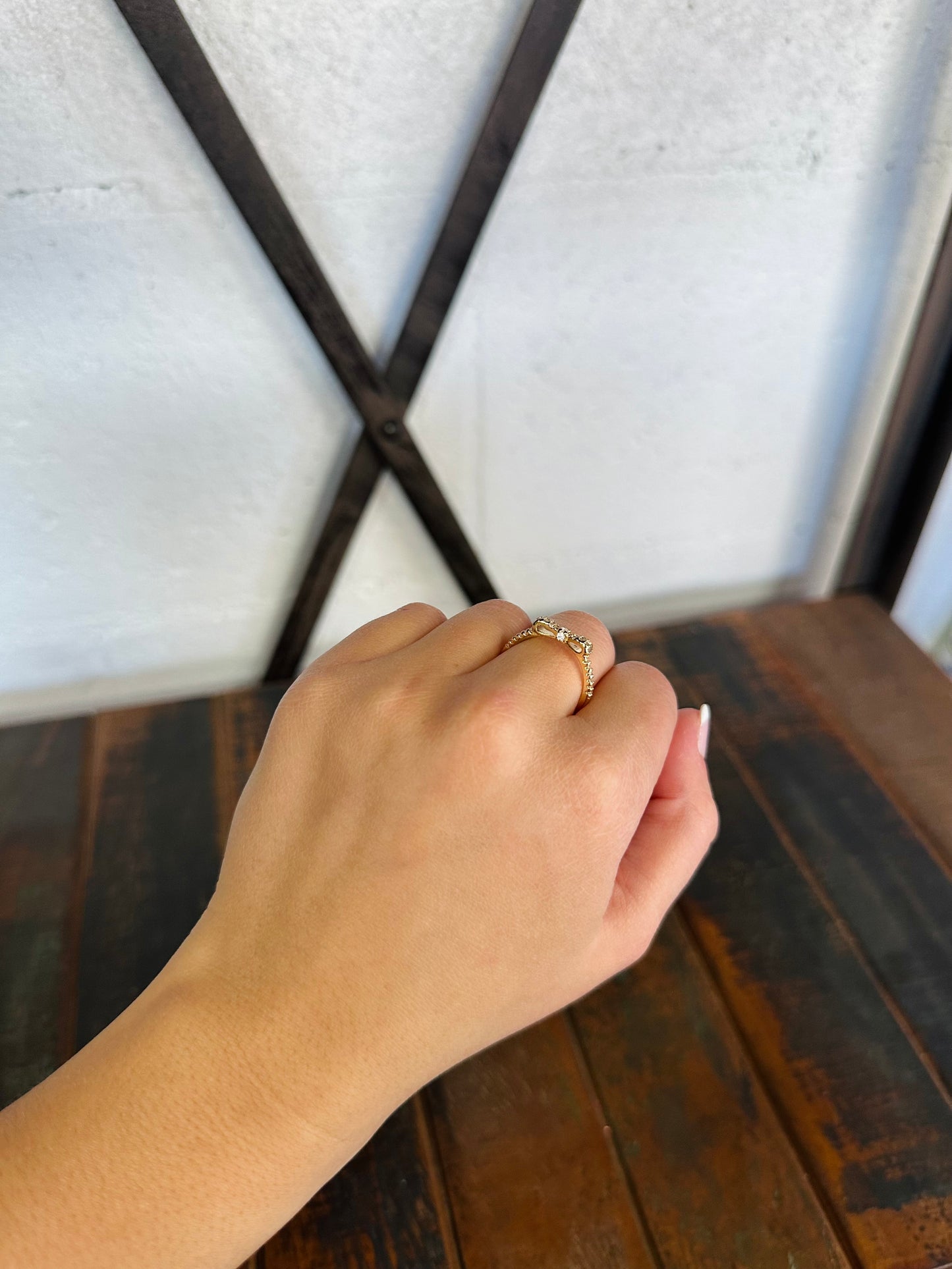 Dainty Bow Ribbon Ring