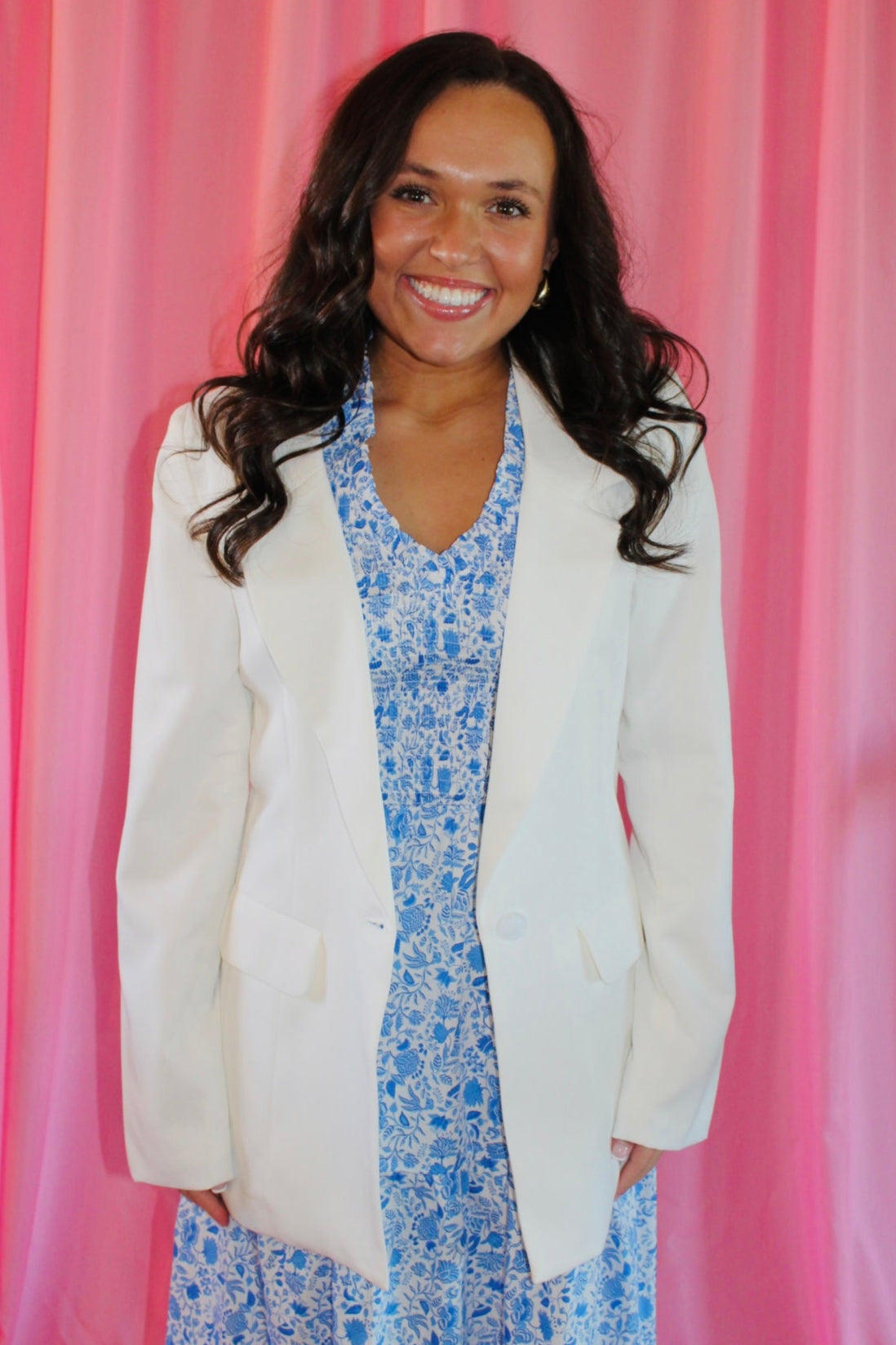 The Classic White Blazer