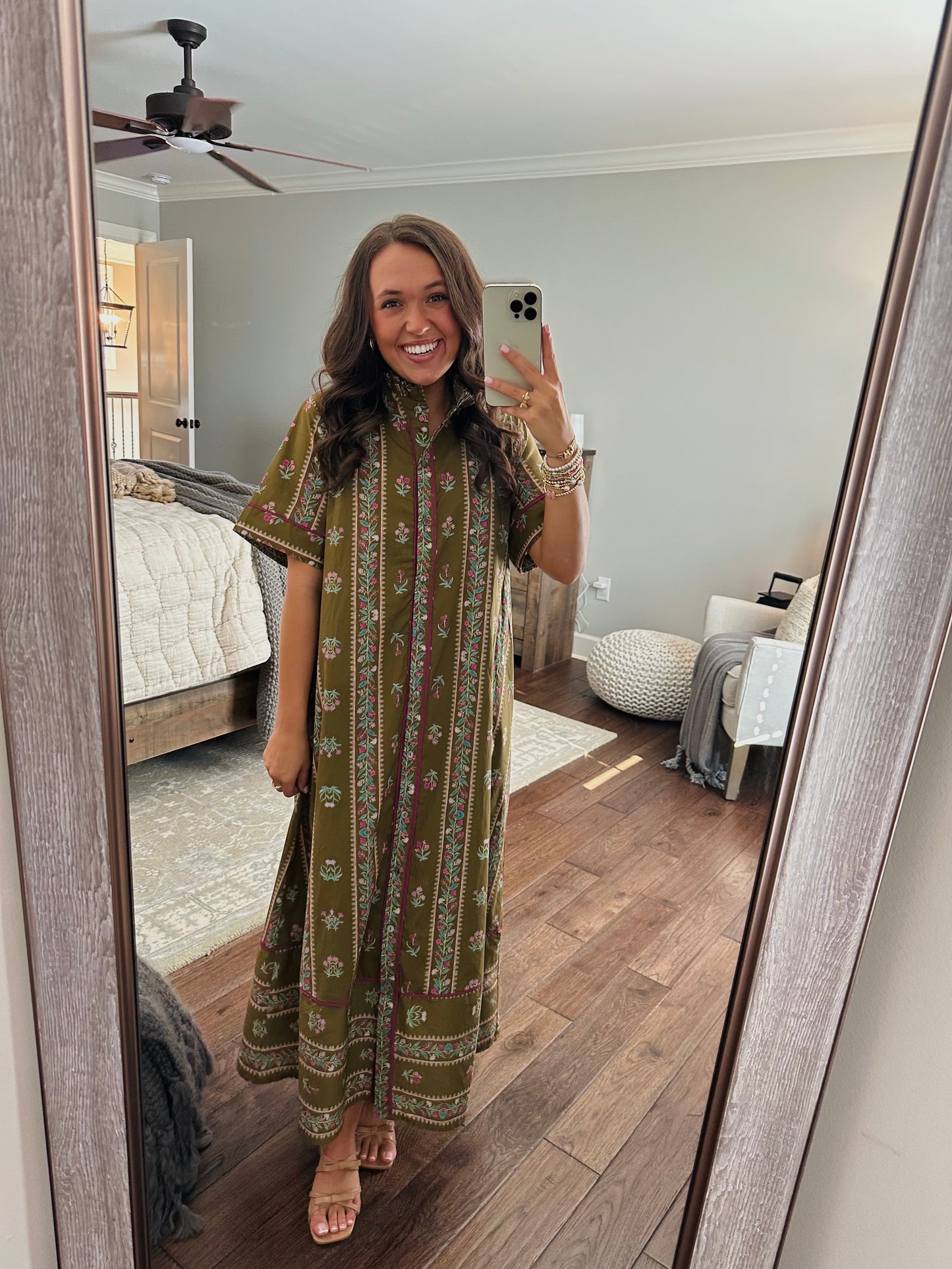 The Emilee Brown Floral Maxi Dress