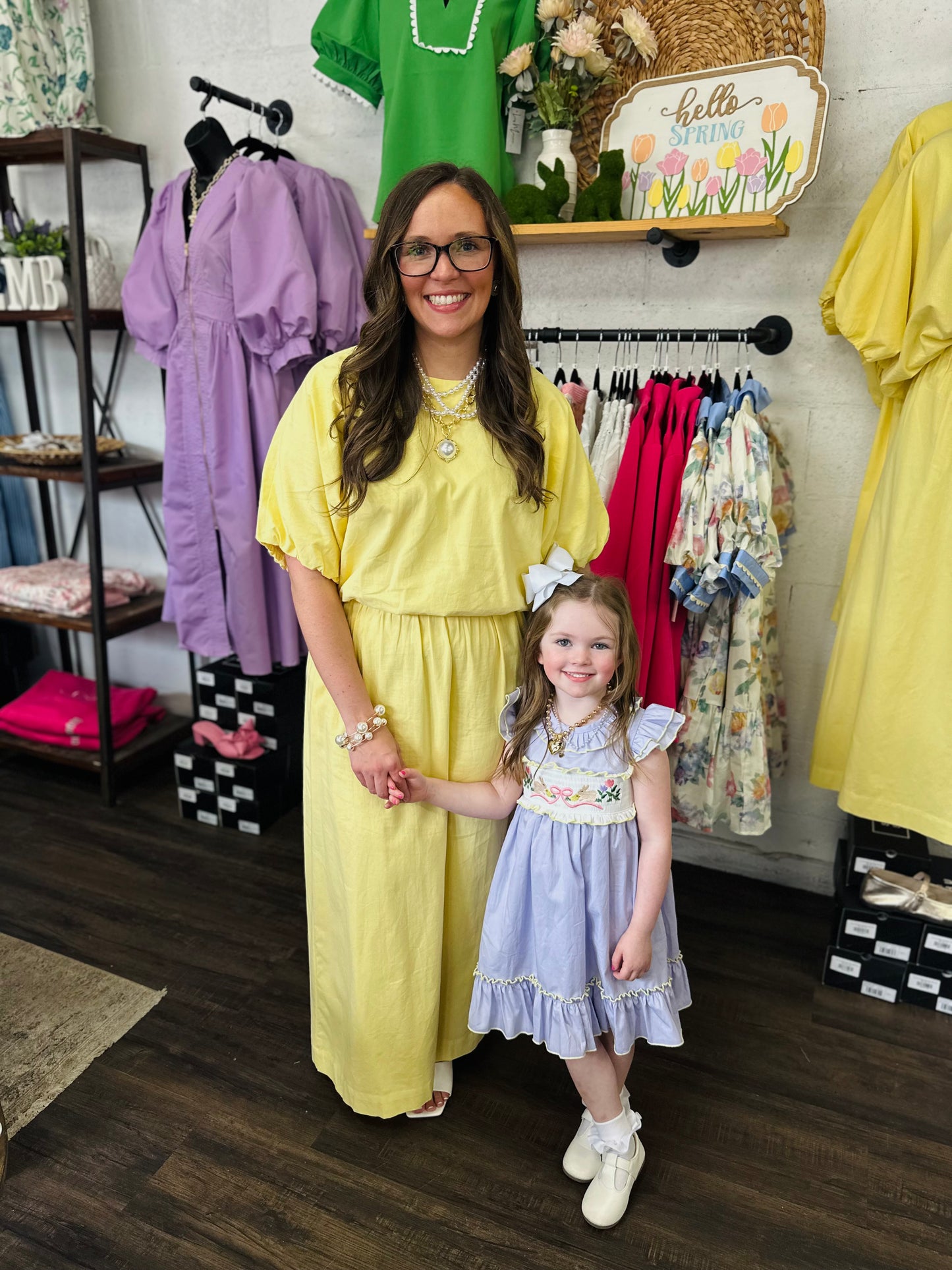The Lavender Easter Smocked Embroidered Dress - Toddler