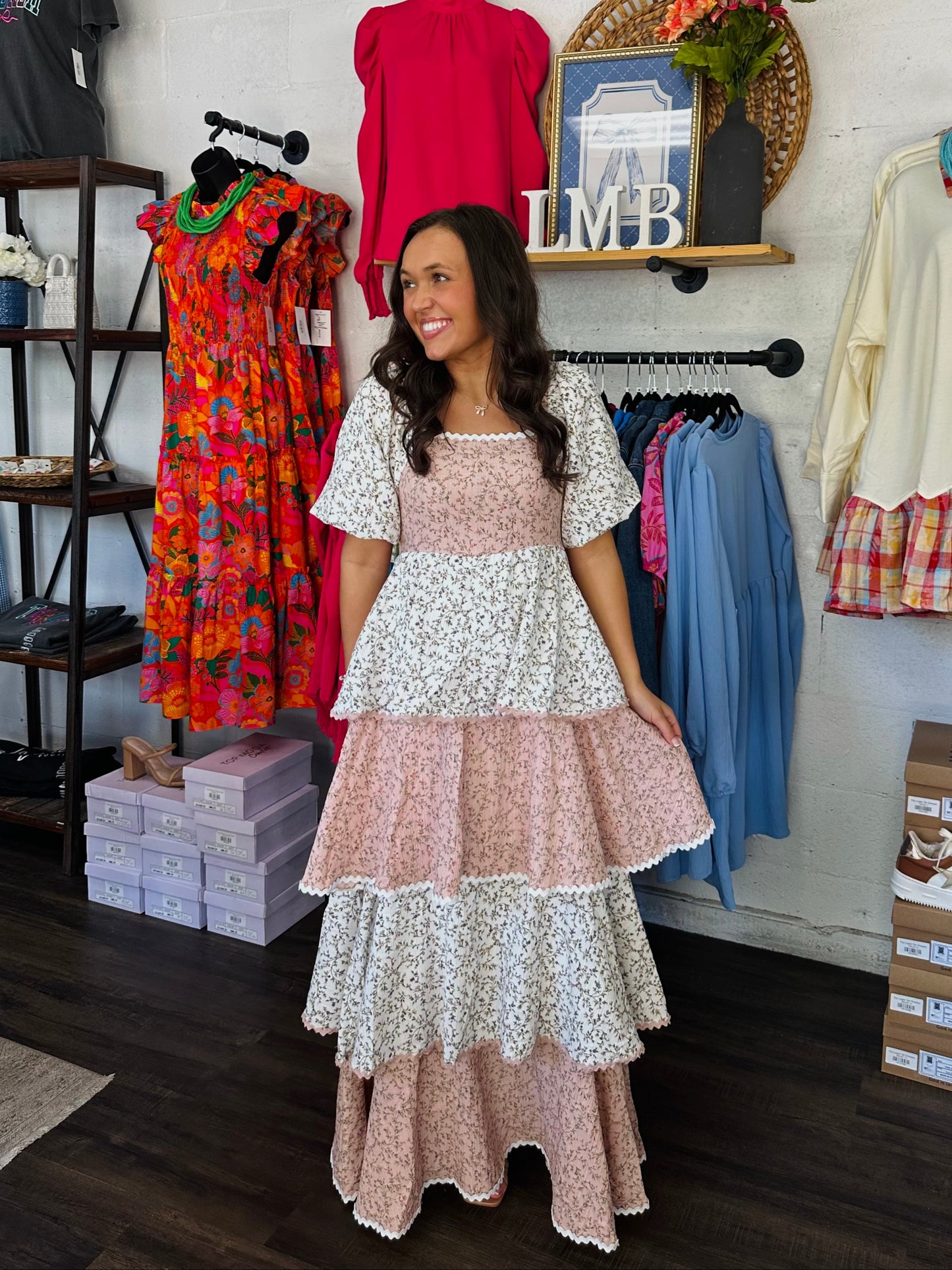 The Hadley Floral Tiered Maxi Dress