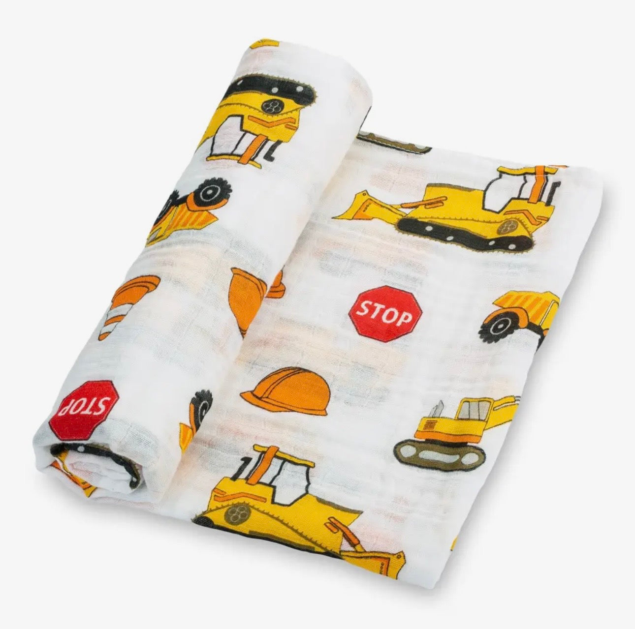 The Under Construction Muslin Swaddle Blanket