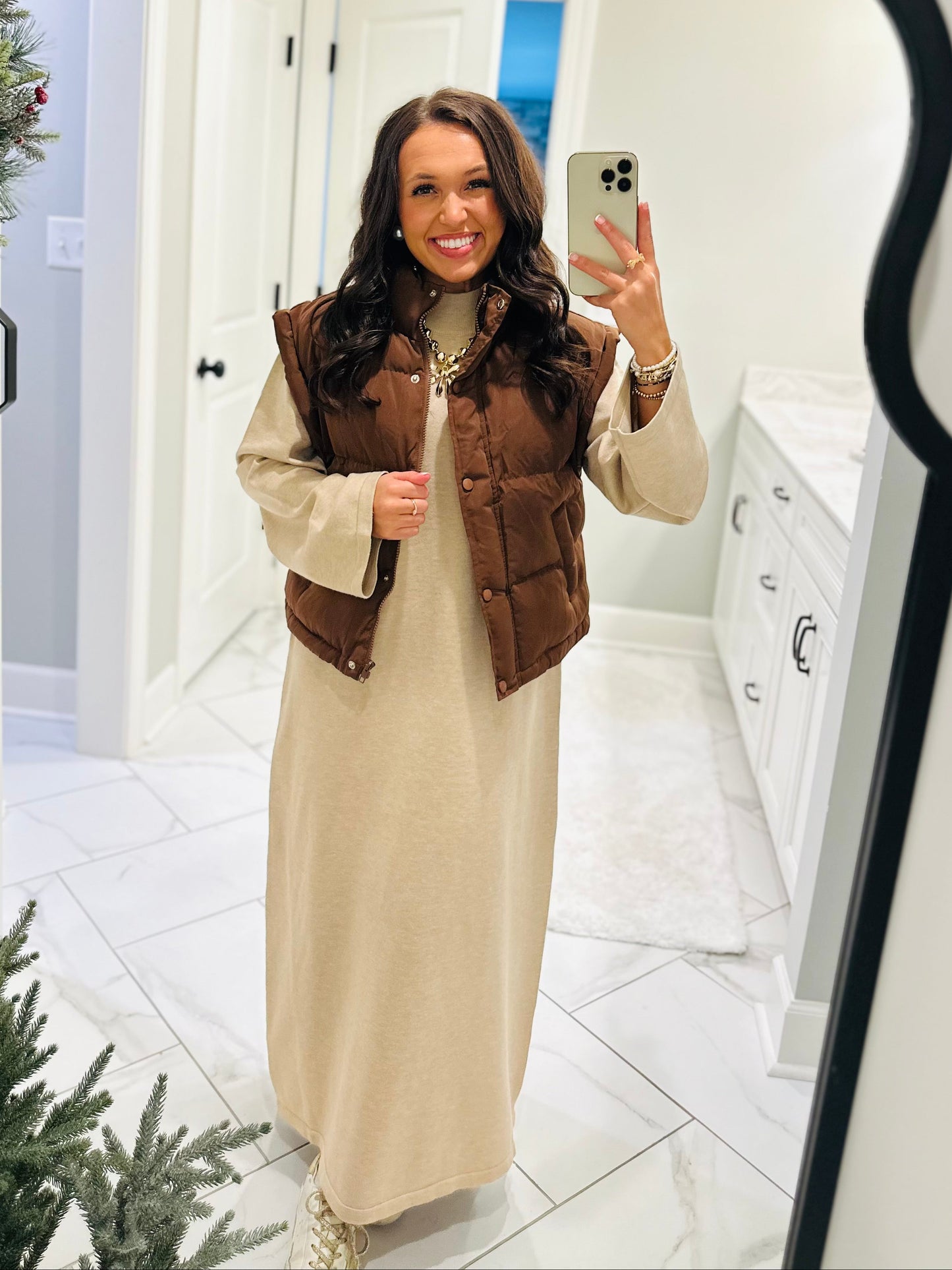 The Sand Sweater Midi Dress