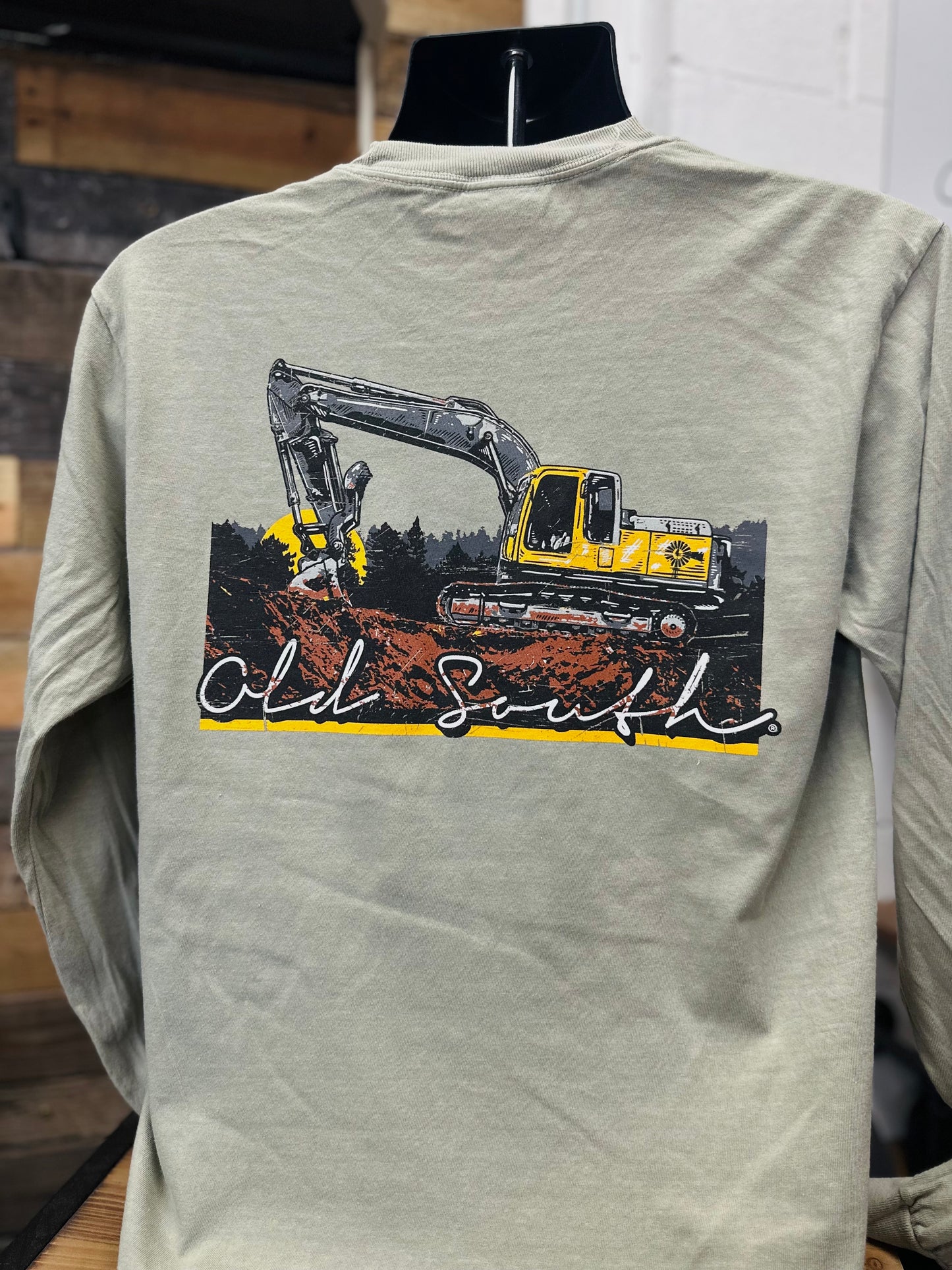 Trackhoe Long Sleeve Tee