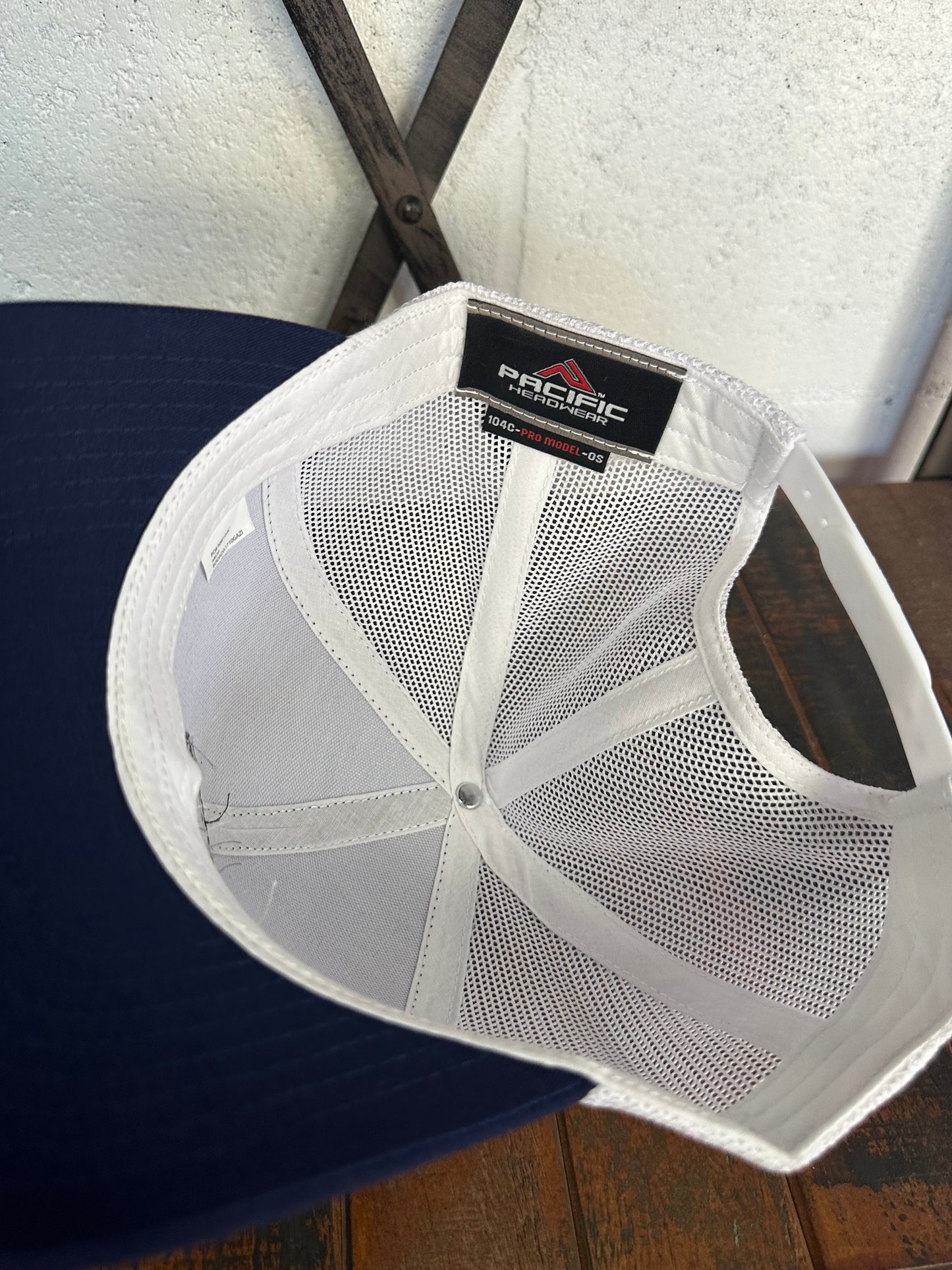 Welder Trucker Hat - Navy & White