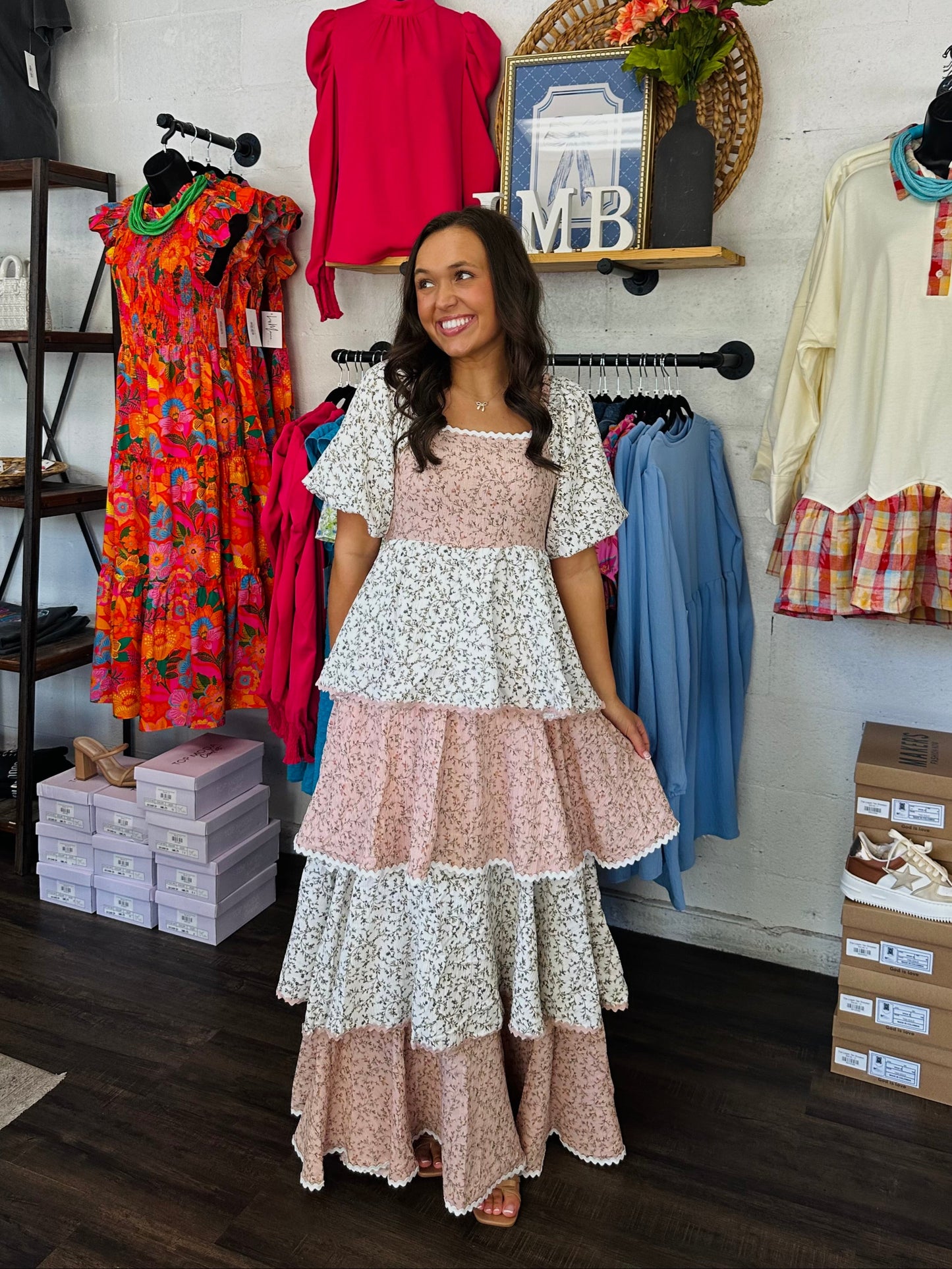 The Hadley Floral Tiered Maxi Dress