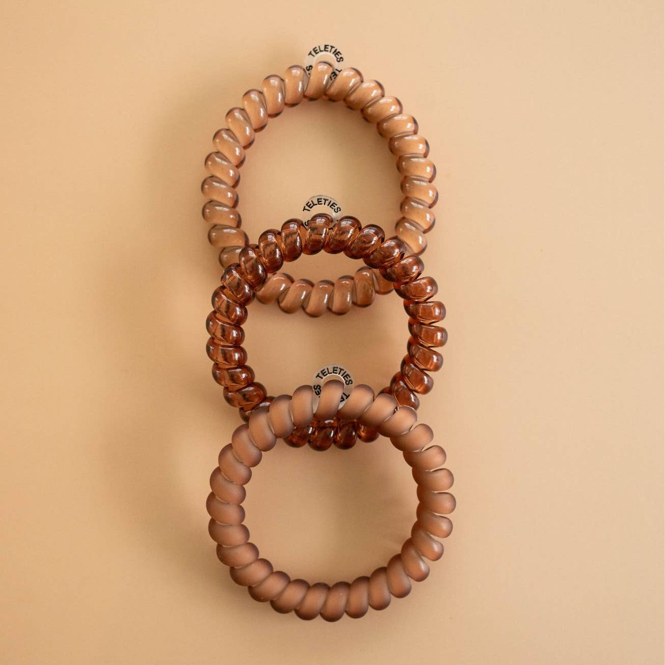 Mocha Mousse Spiral Hair Coils