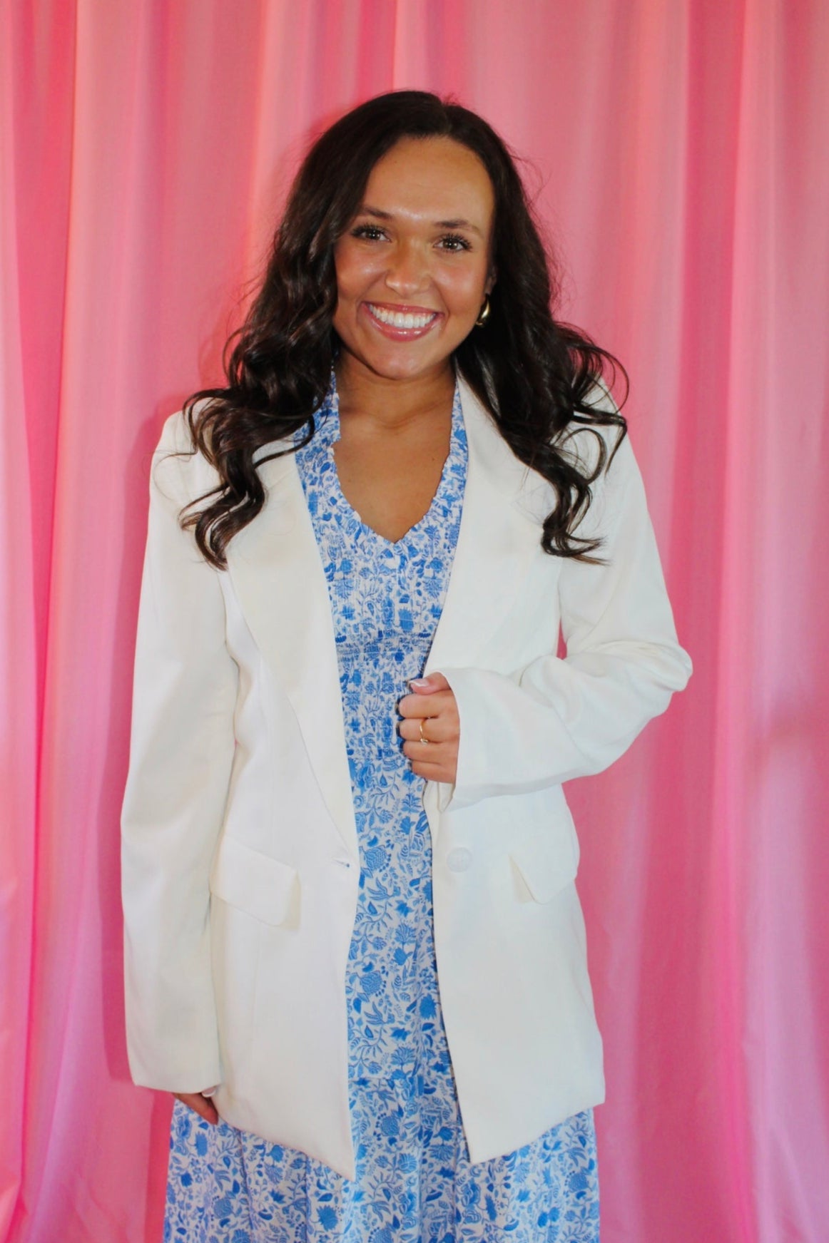 The Classic White Blazer