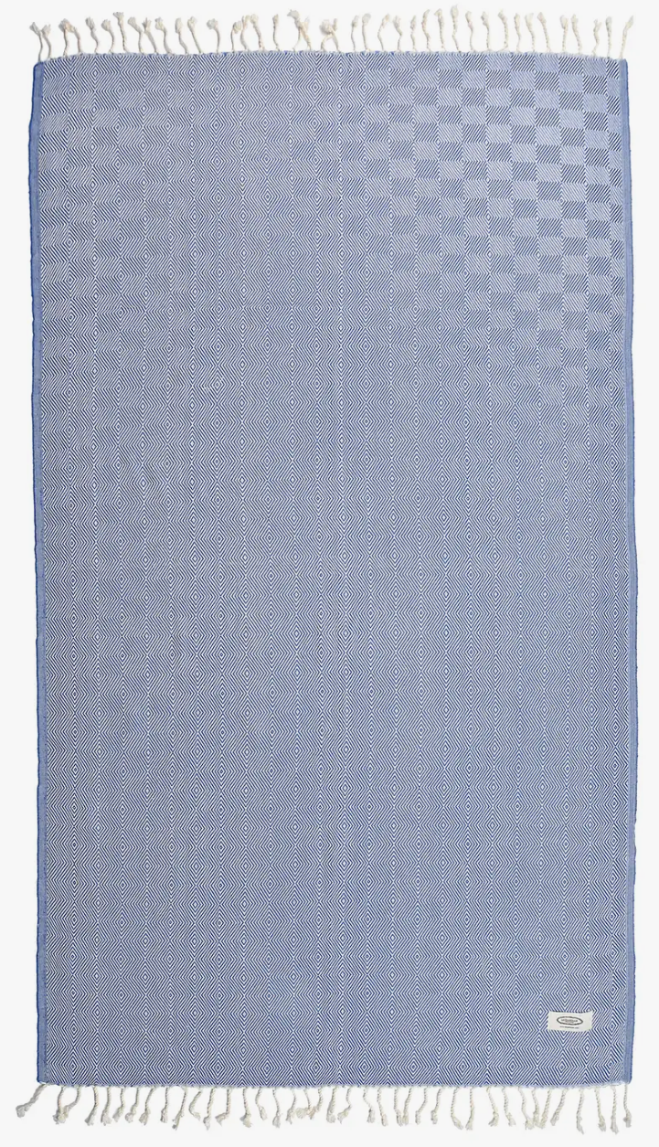 Blue Cotton Throw