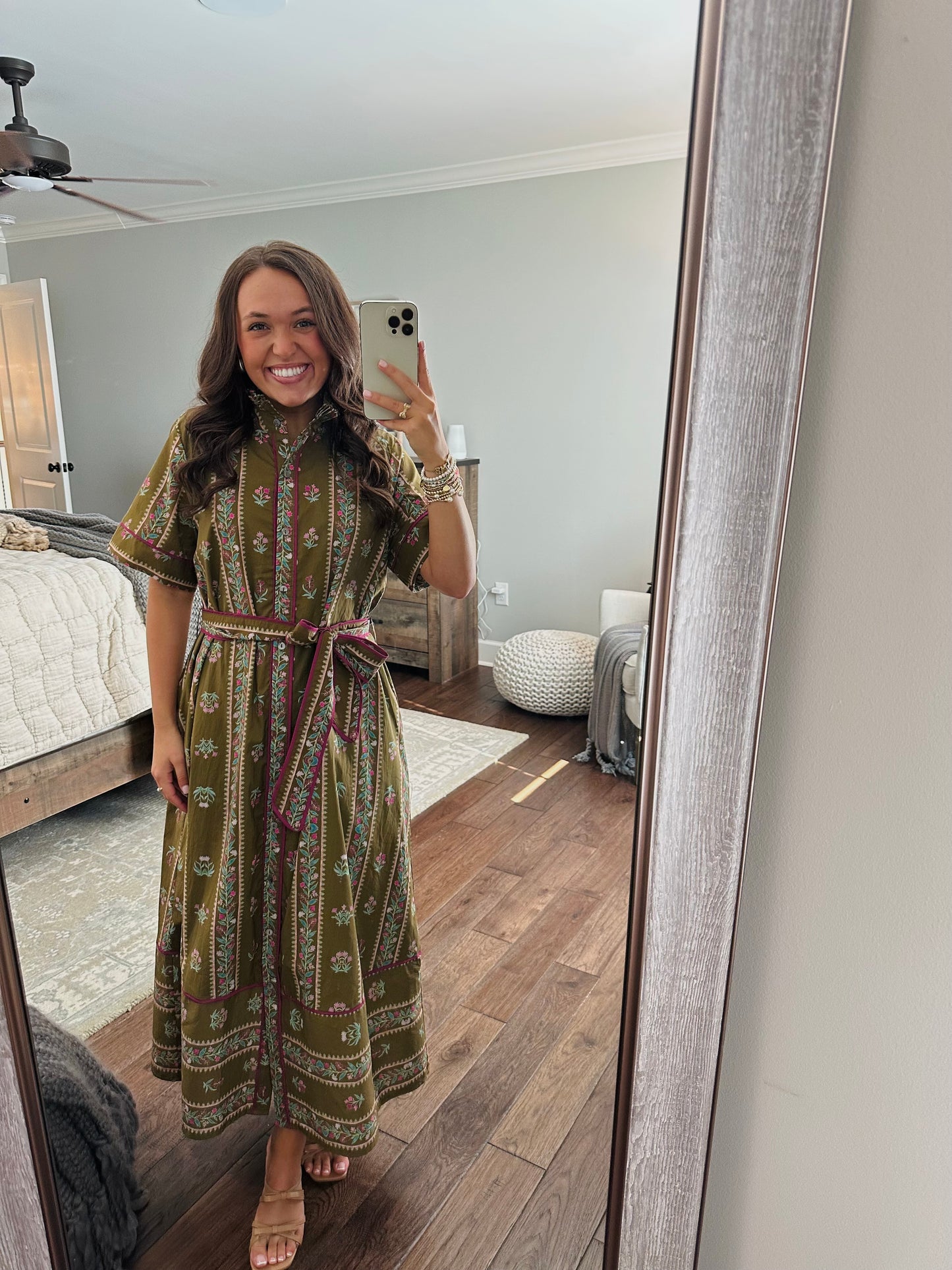 The Emilee Brown Floral Maxi Dress