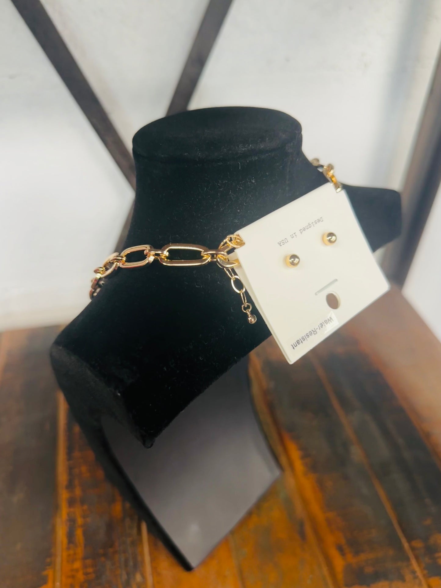 20mm Gold + Pearl Chunky Chain Necklace