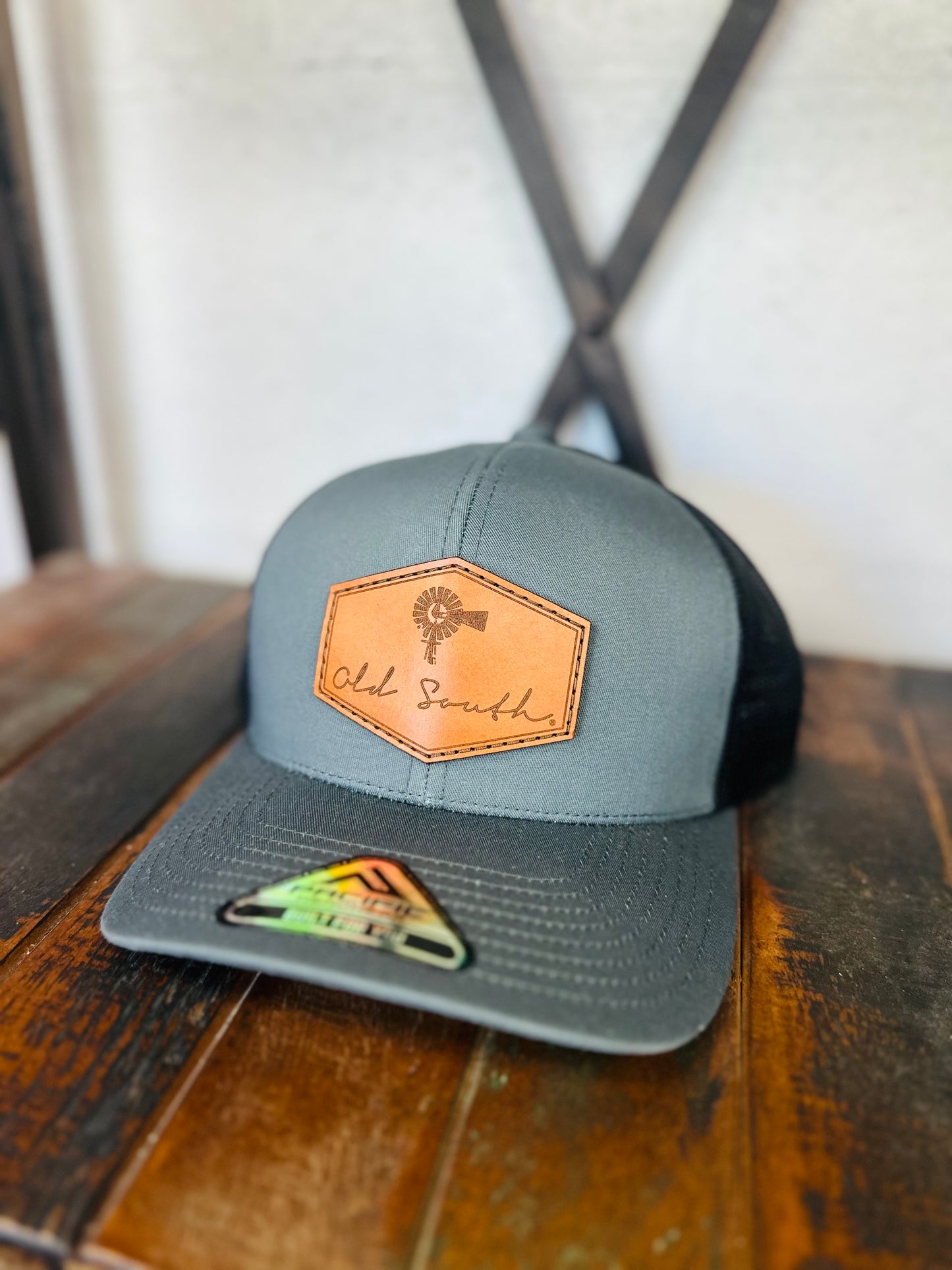 Signature Leather Patch Trucker Hat