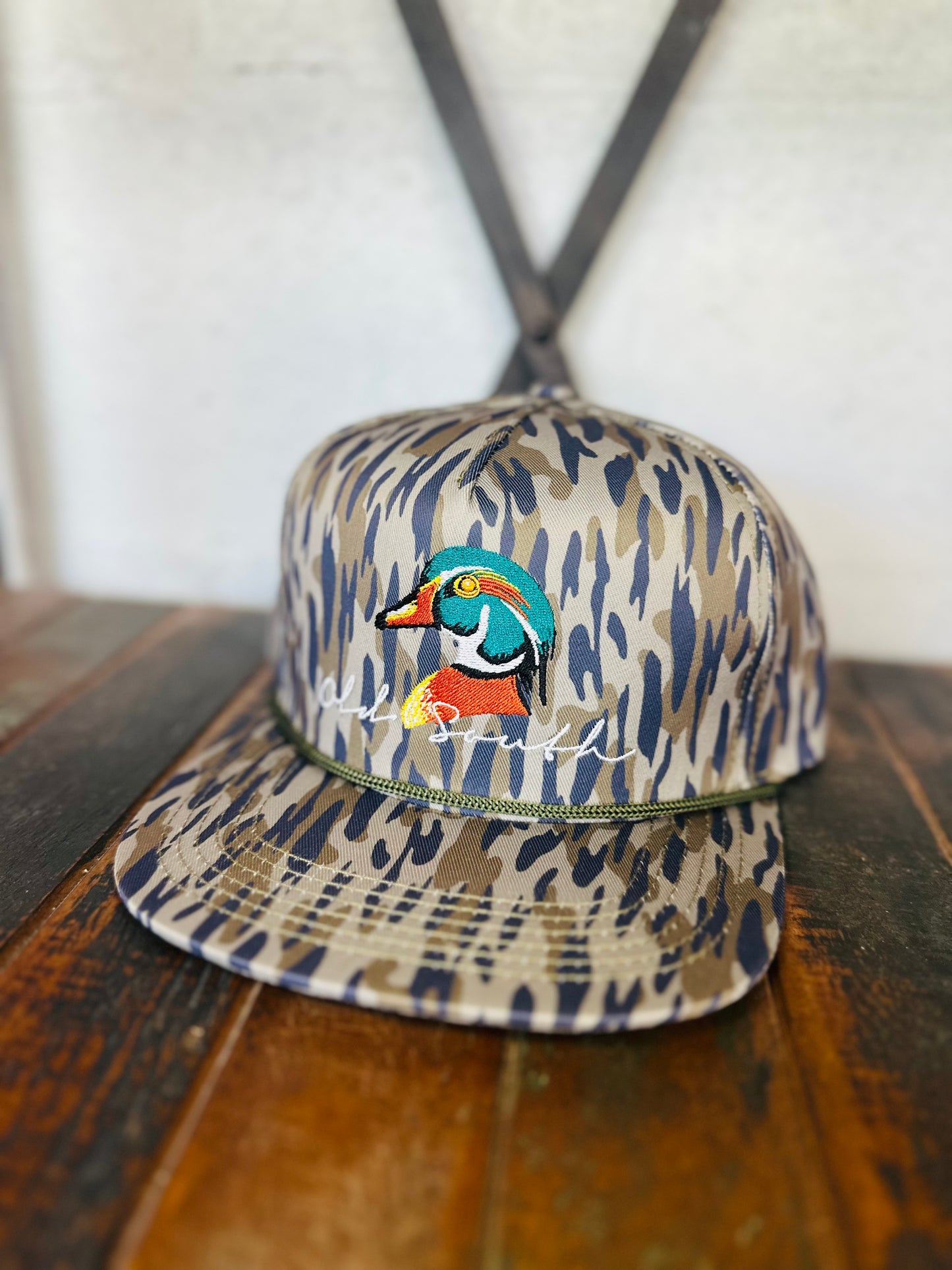 Wood Duck Head Osland Camo Trucker Hat