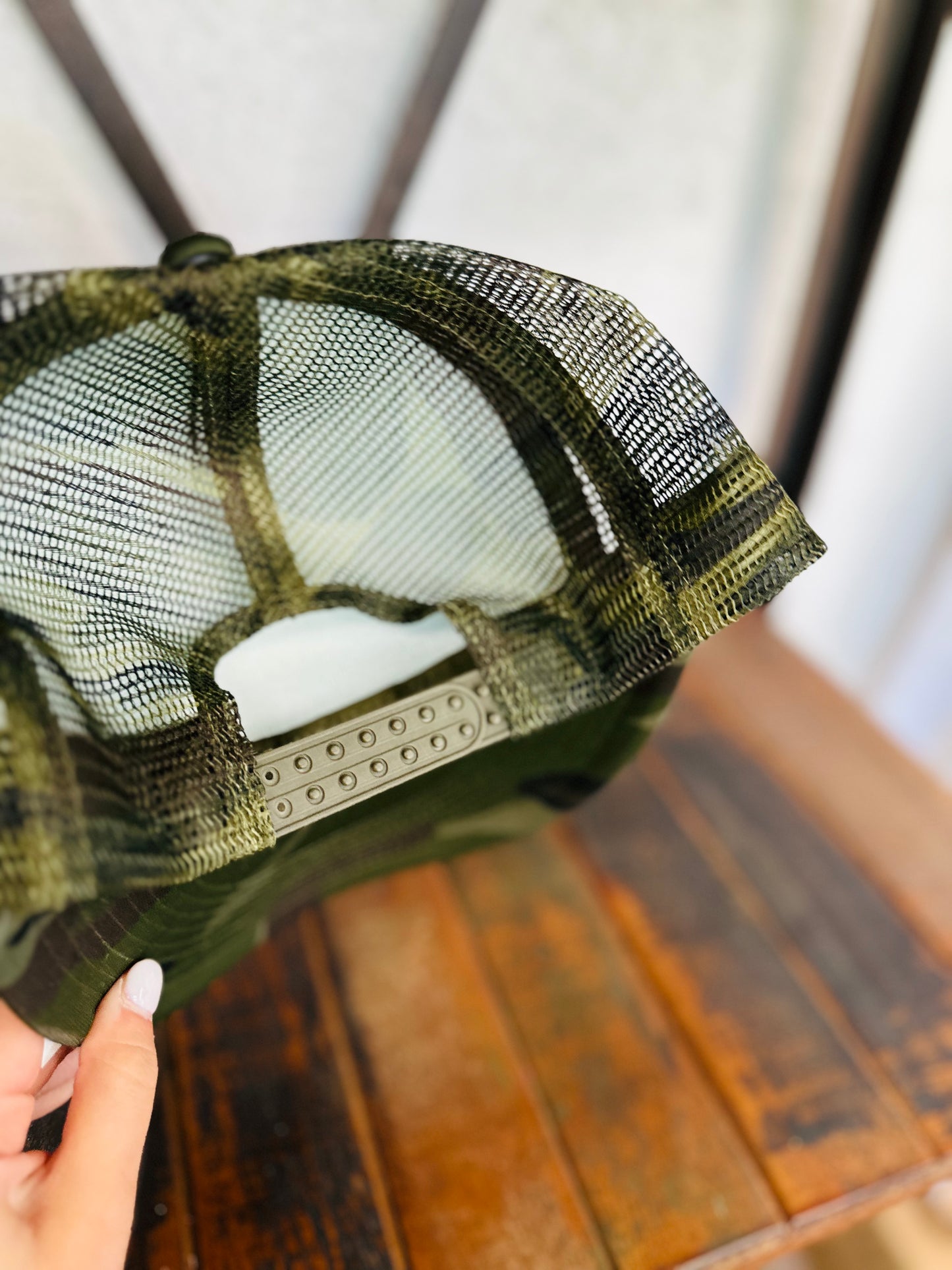 Camo Coquette Pink Satin Bow Trucker Hat