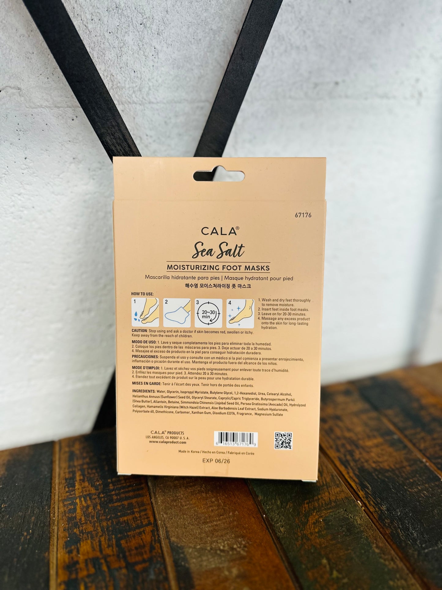 Moisturizing Foot Mask Pack - Sea Salt