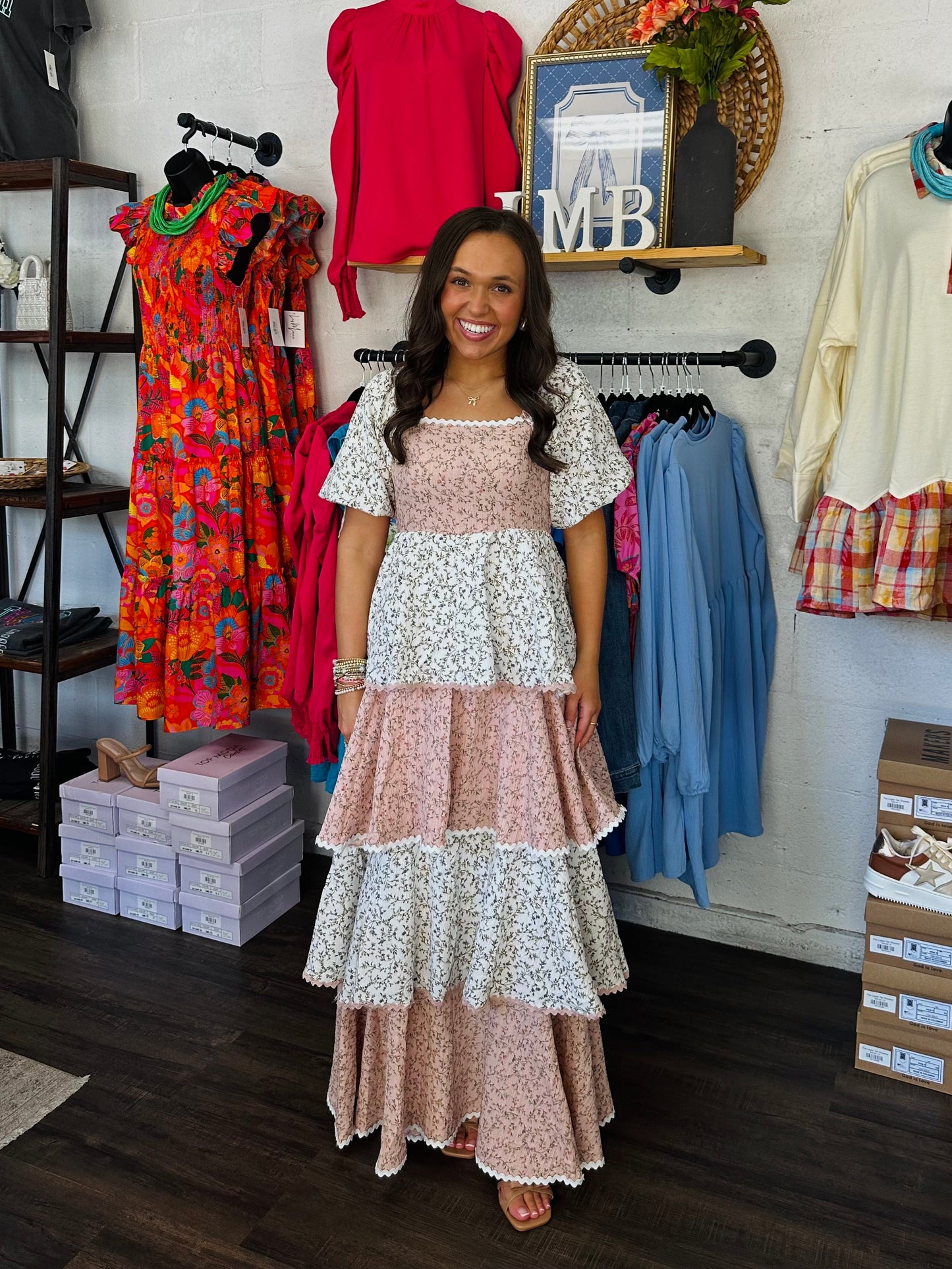 The Hadley Floral Tiered Maxi Dress
