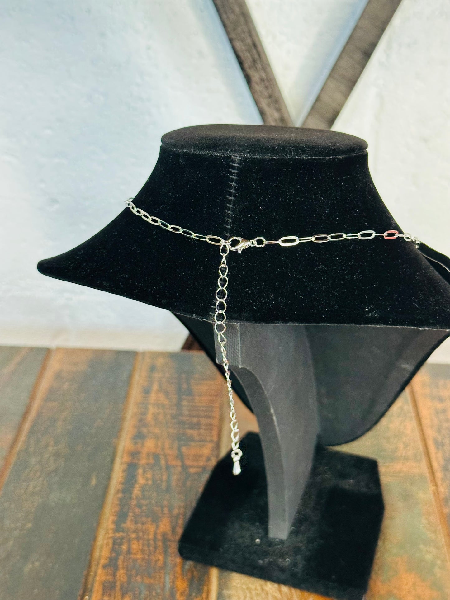 Silver Western Charm Necklace